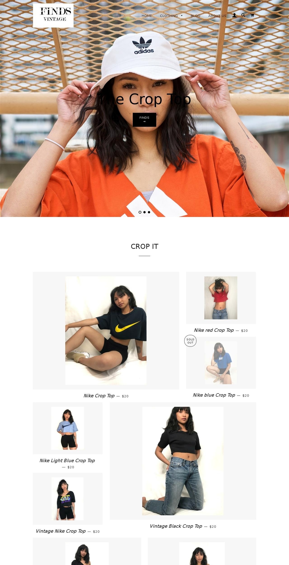 6finds.com shopify website screenshot