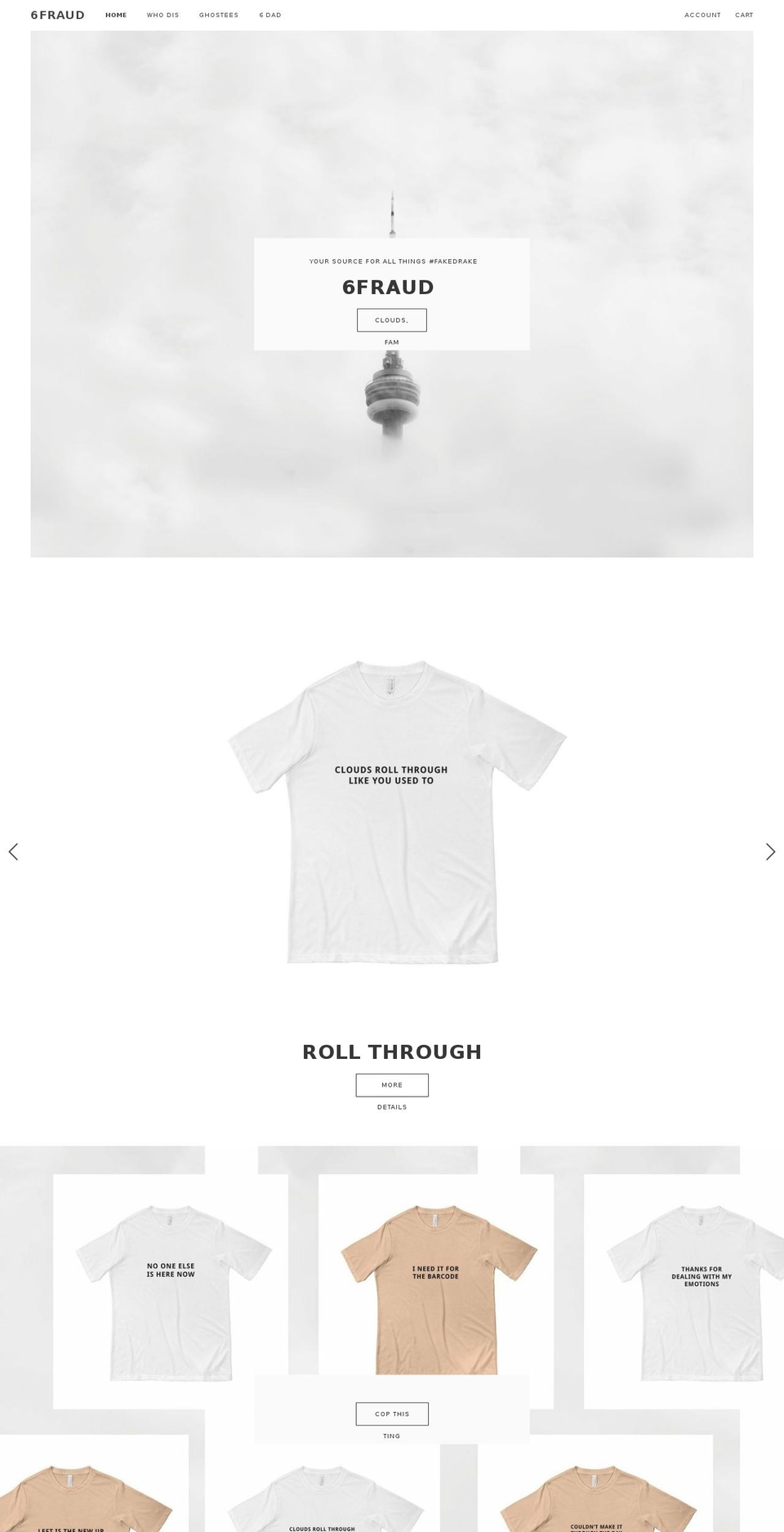 6fraud.com — Shopify storefront screenshot