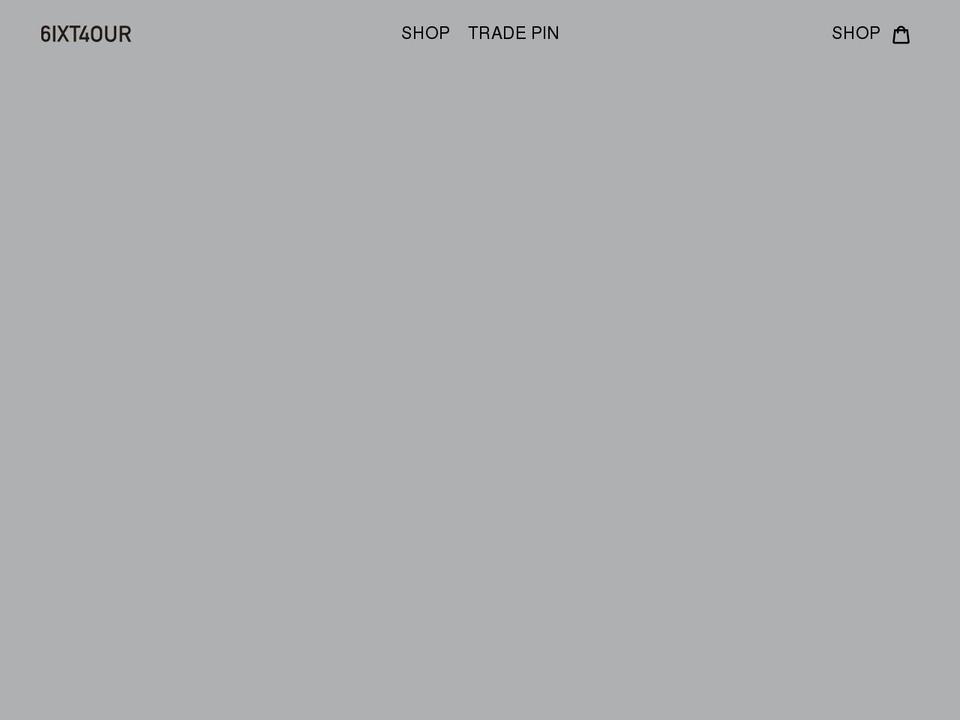 6ixt4our.com — Shopify storefront screenshot