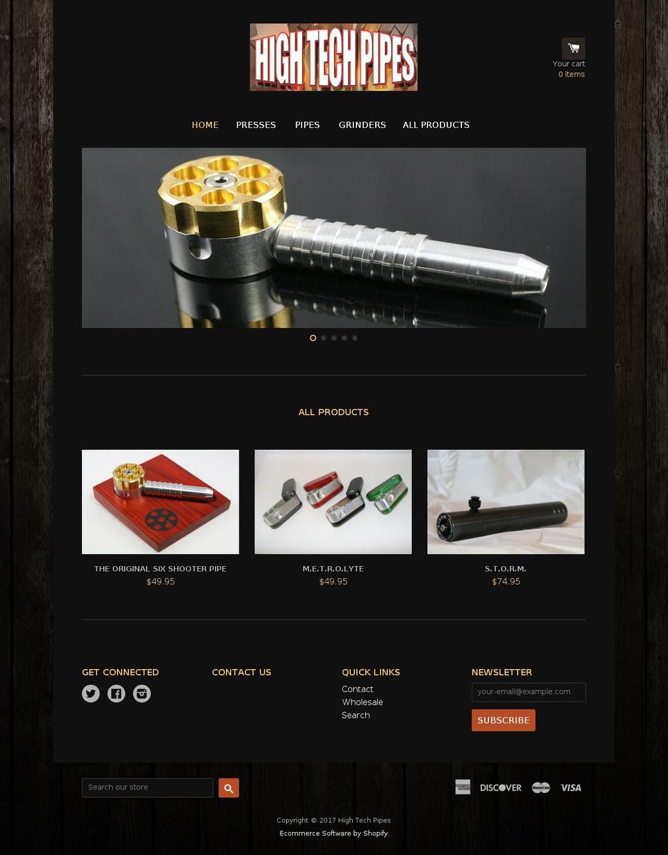 6shooterpipe.com shopify website screenshot