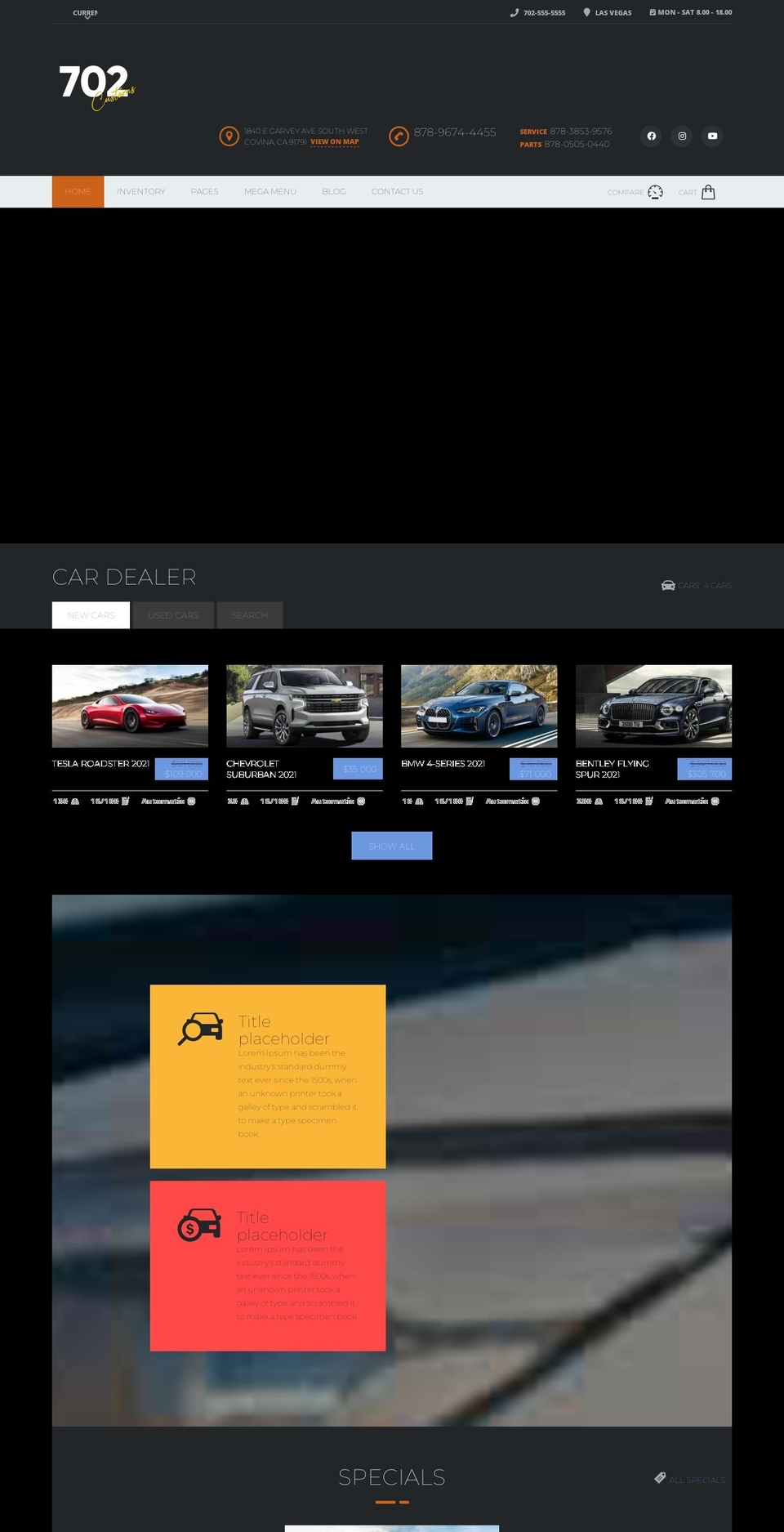 702customs.com — Shopify storefront screenshot