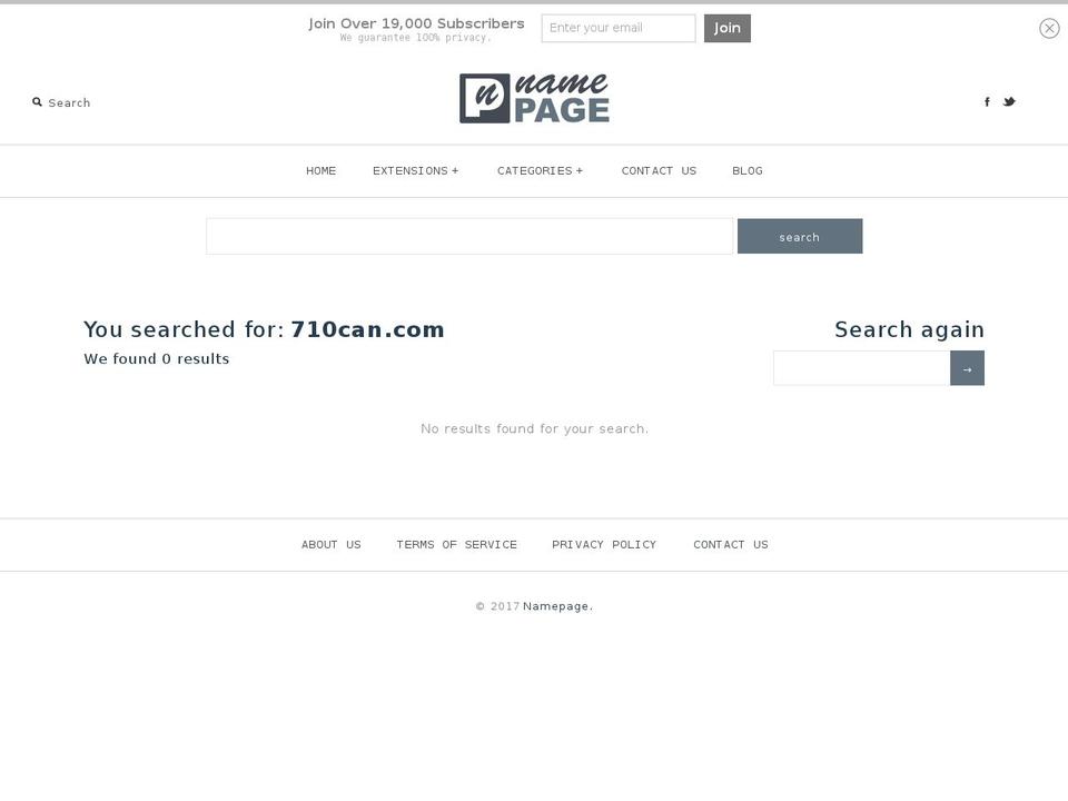 710can.com shopify website screenshot