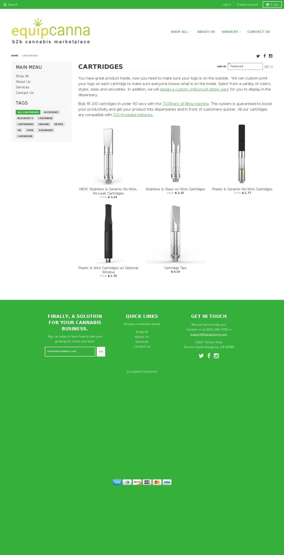 710cart.com shopify website screenshot
