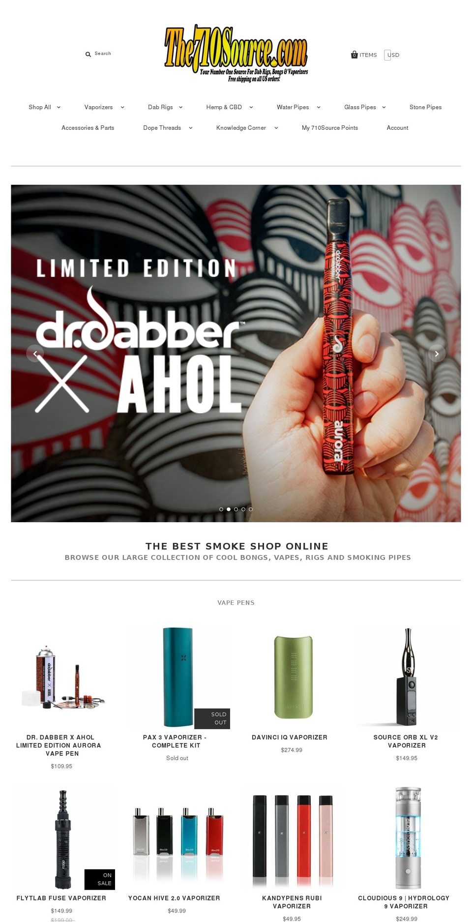 710source.com — Shopify storefront screenshot
