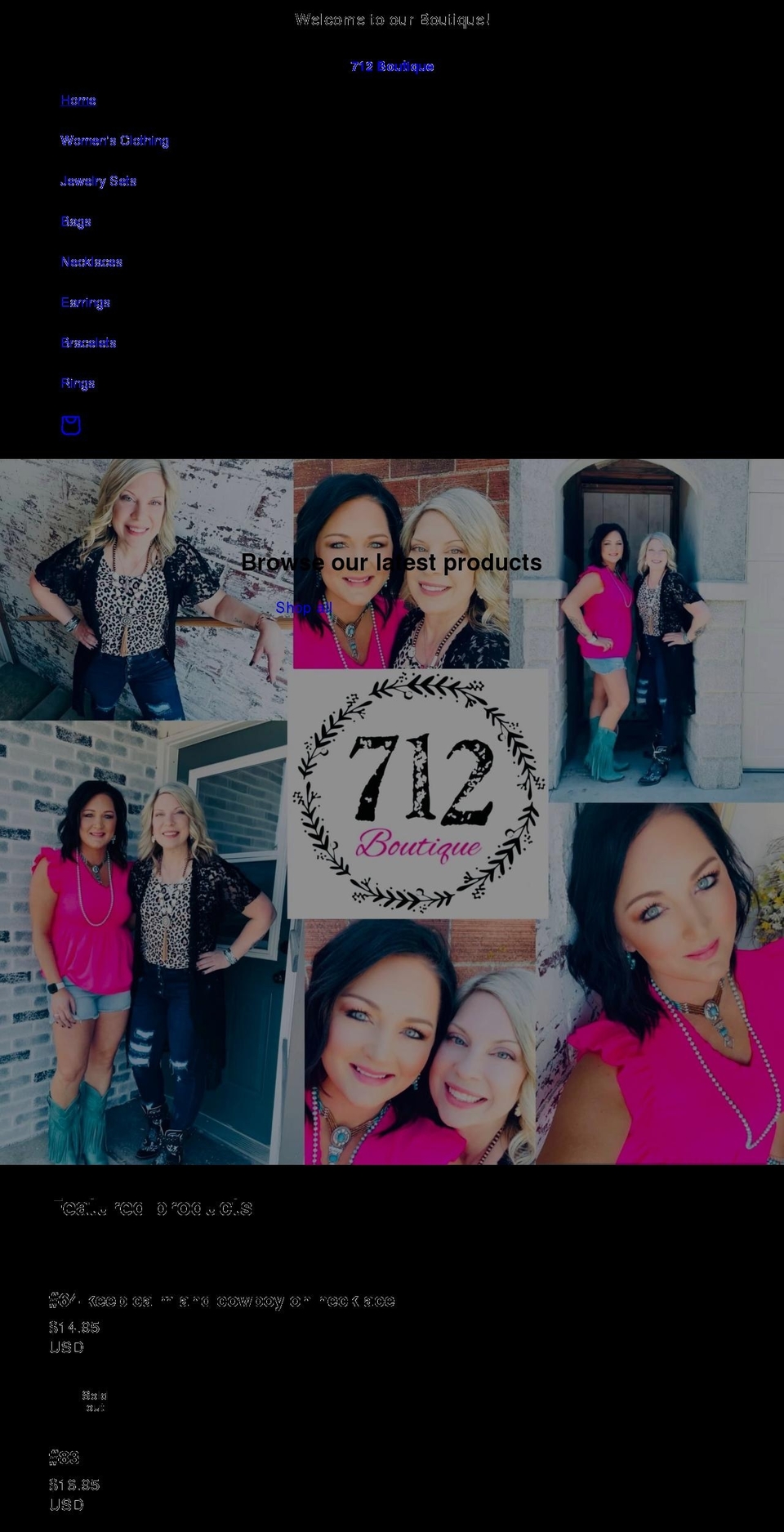 712boutique.com — Shopify storefront screenshot