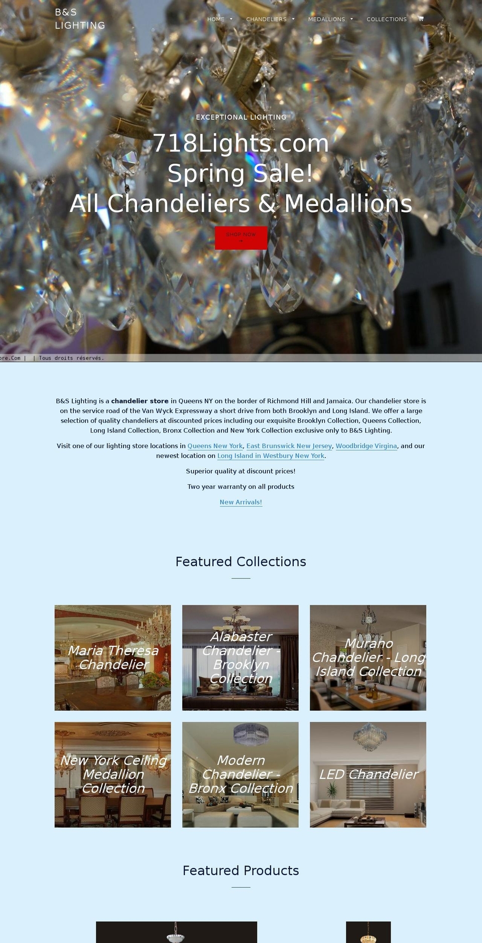 718lights.com shopify website screenshot