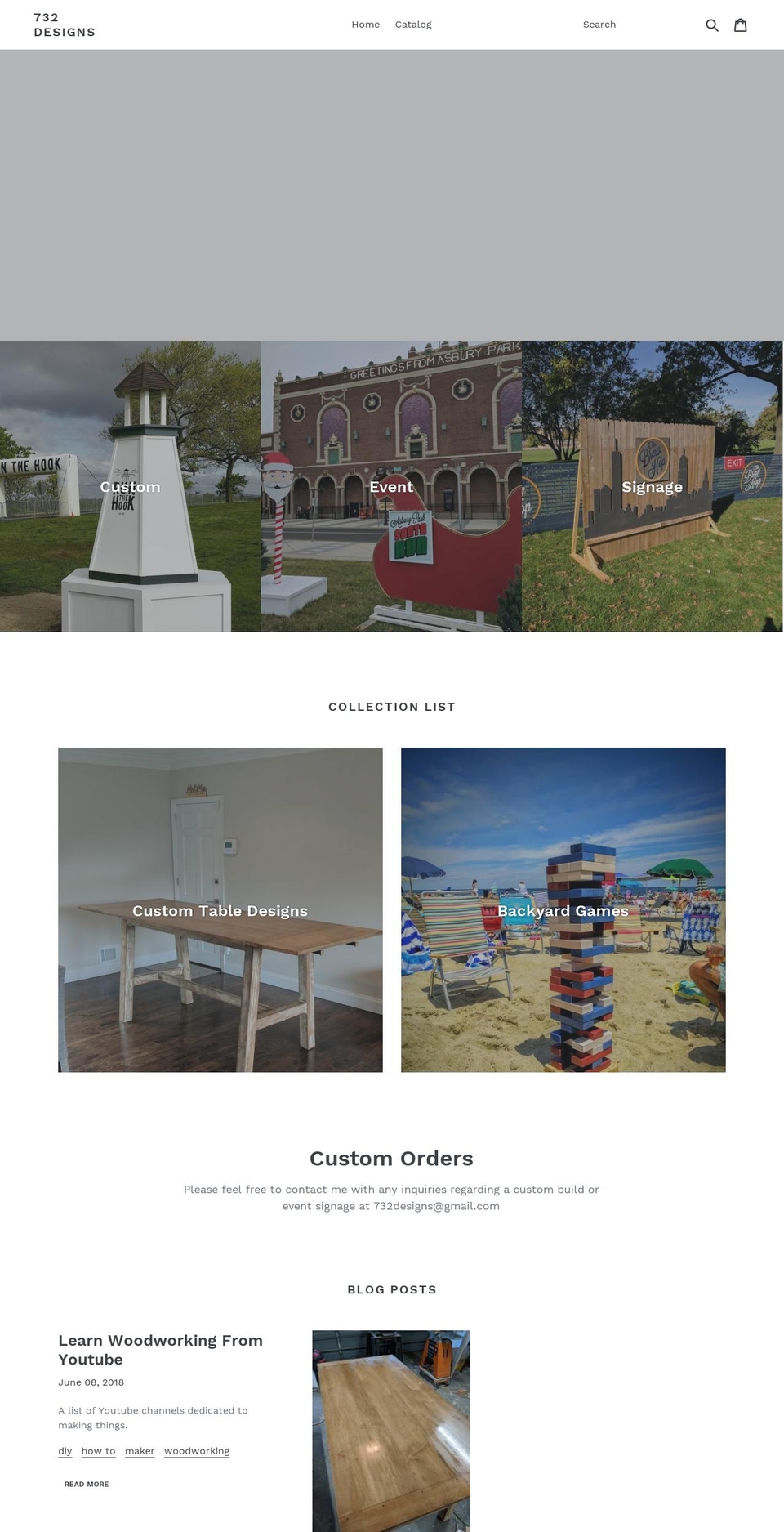 732designs.com — Shopify storefront screenshot