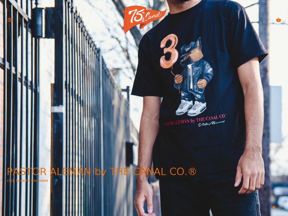 75thncanal.com shopify website screenshot