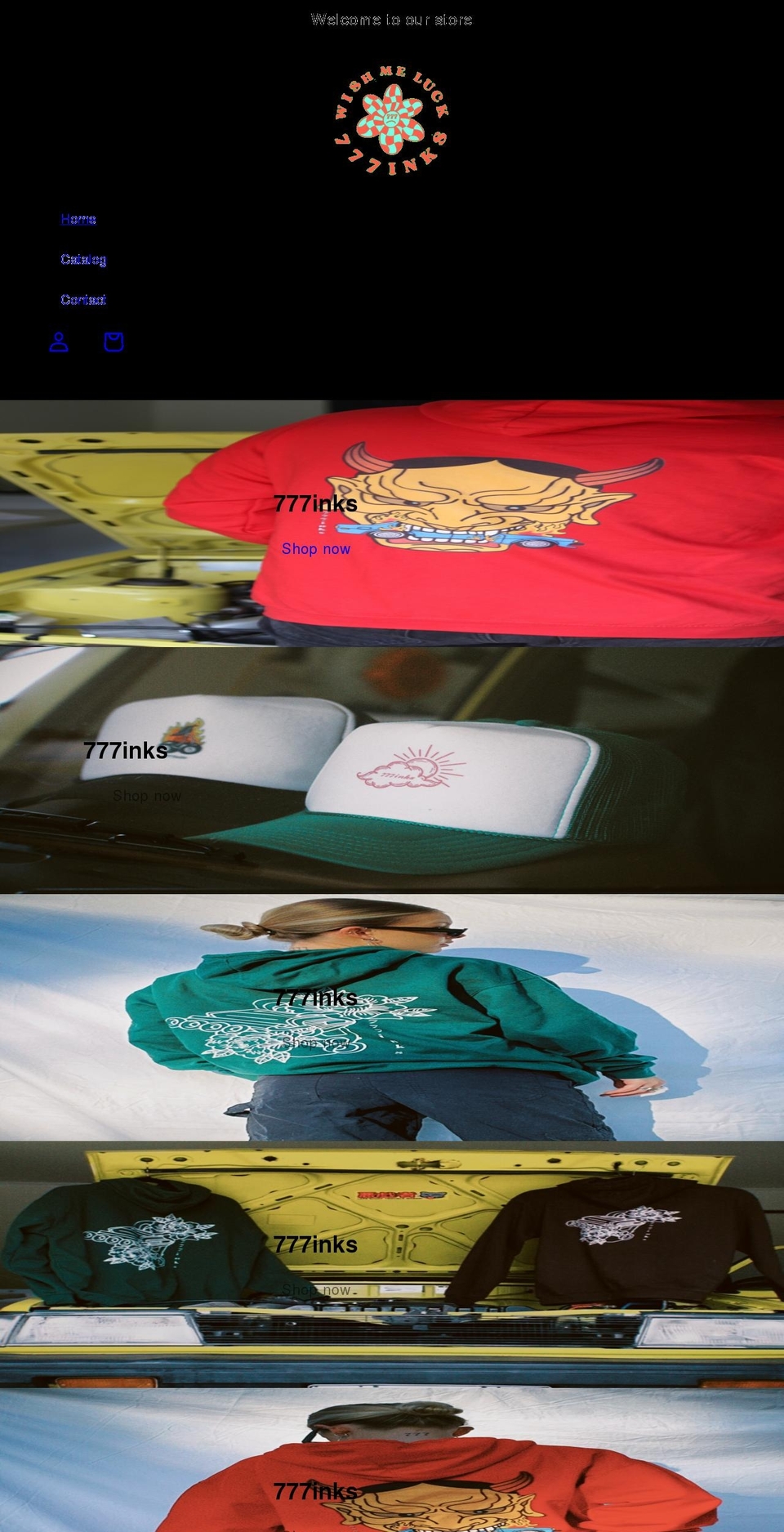 777inks.com shopify website screenshot