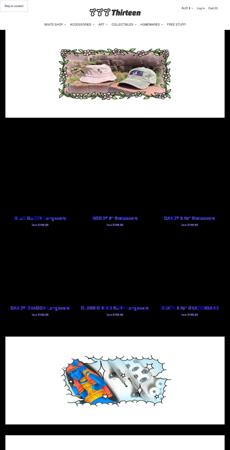 777thirteen.com shopify website screenshot