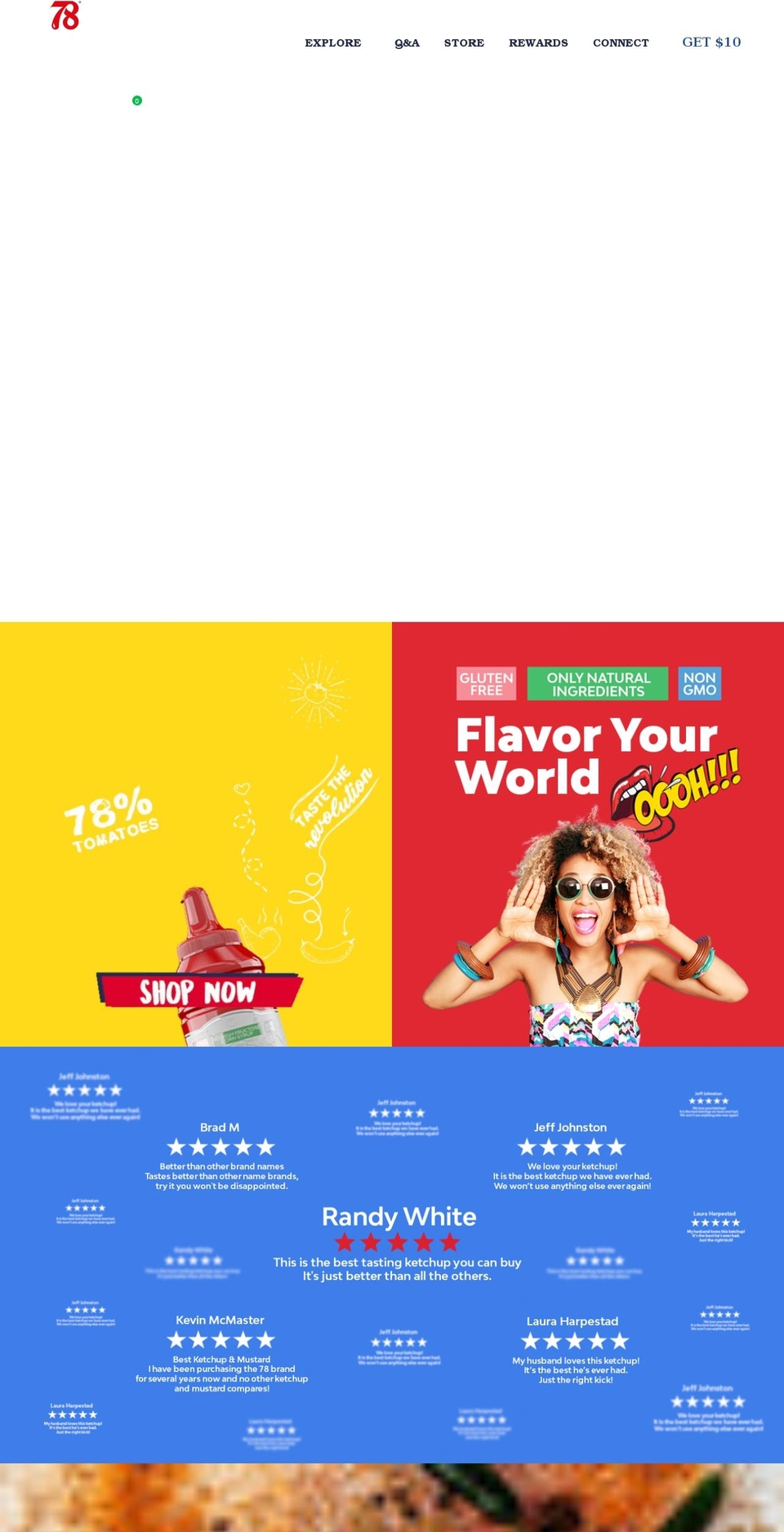 78brand.com shopify website screenshot