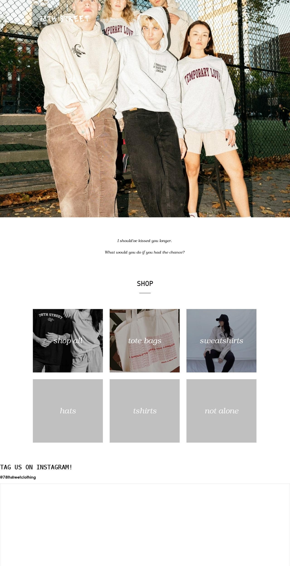 78thstreetclothing.com shopify website screenshot