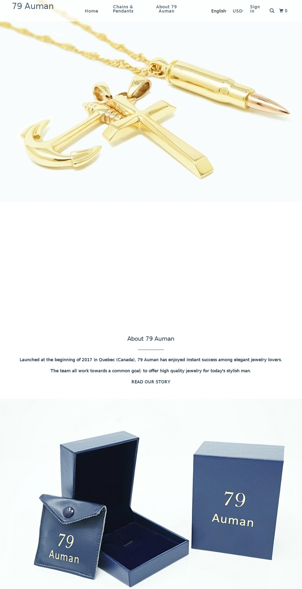 79auman.com — Shopify storefront screenshot