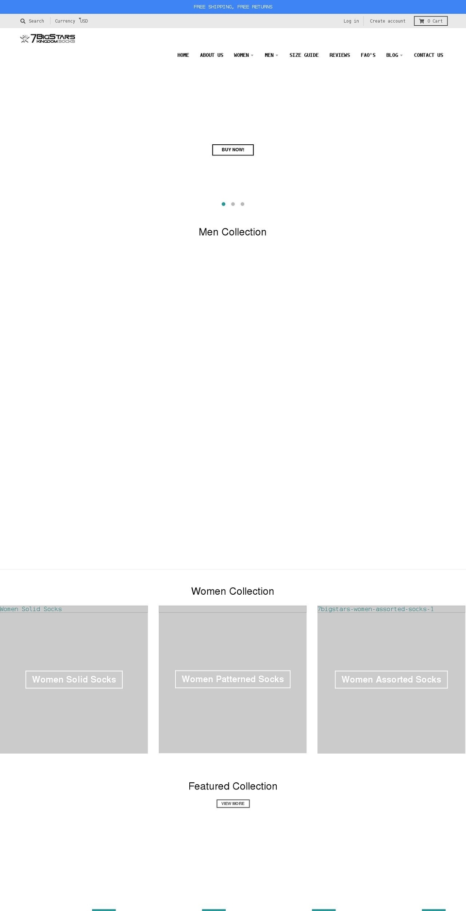 7bigstars.com shopify website screenshot