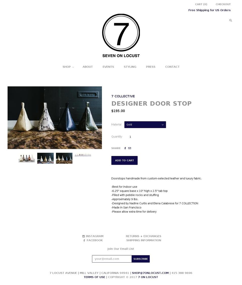 7collection.com shopify website screenshot