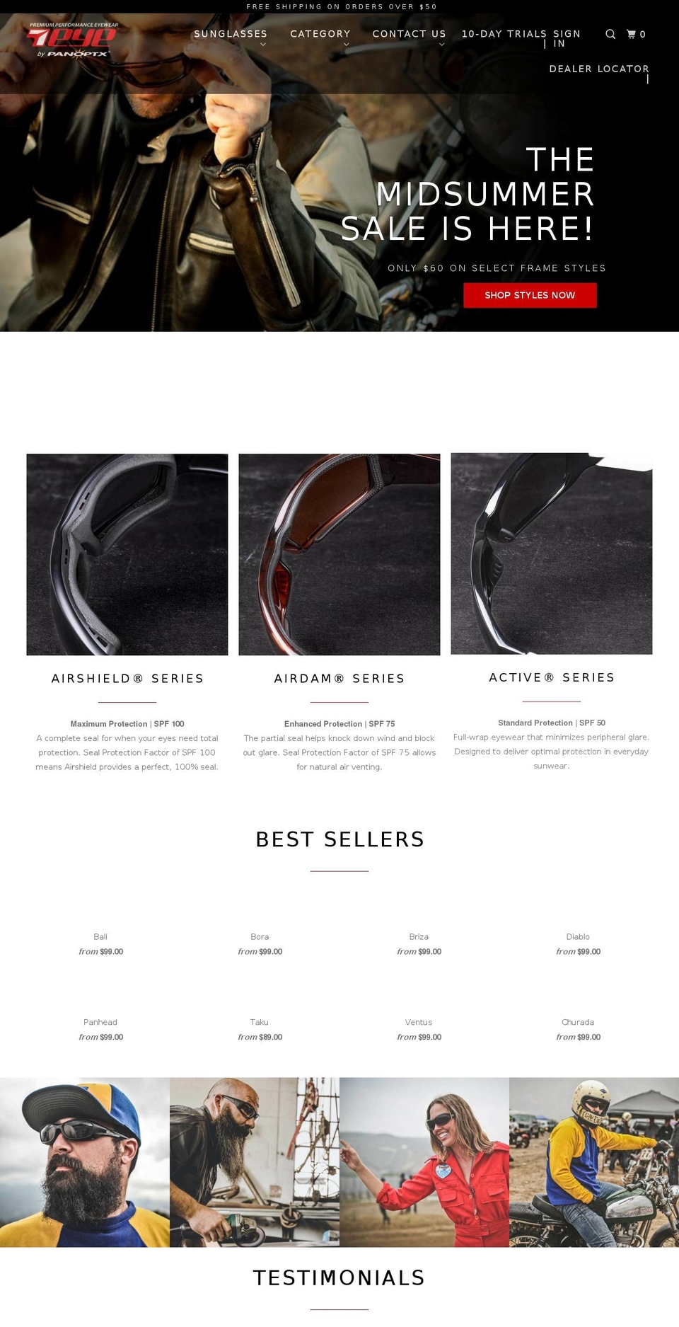 7eye.com shopify website screenshot