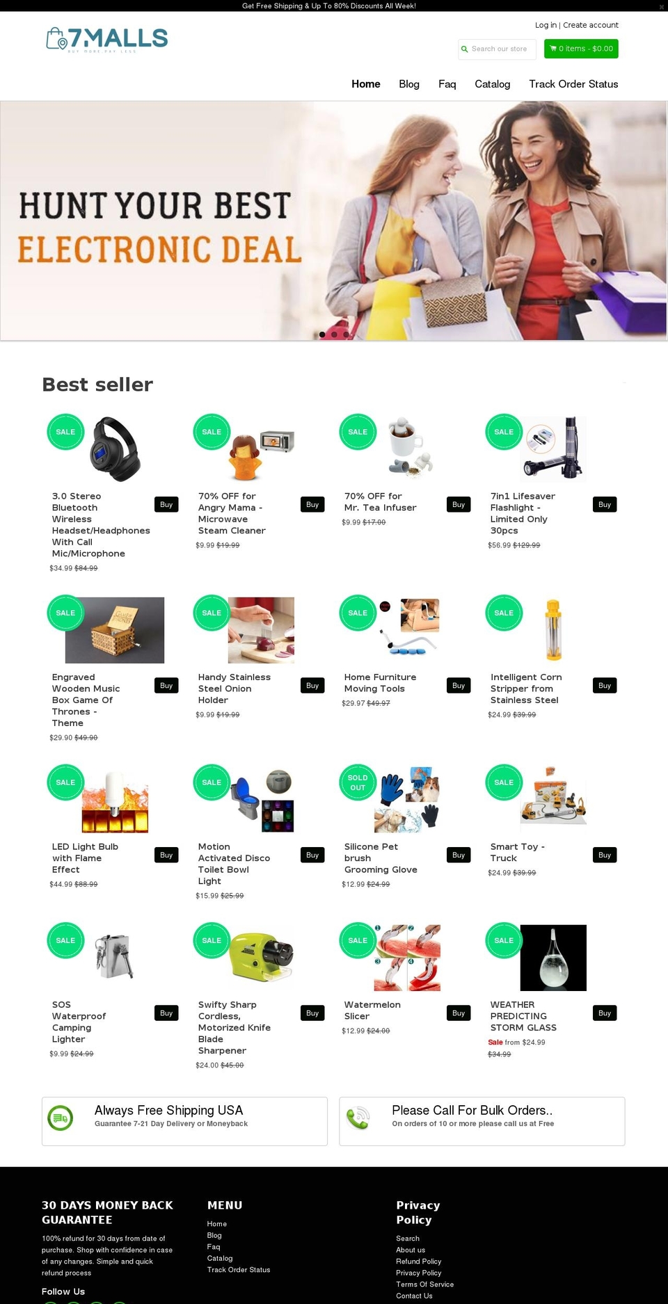 shopifybooster1-5 Shopify theme site example 7mallstore.com