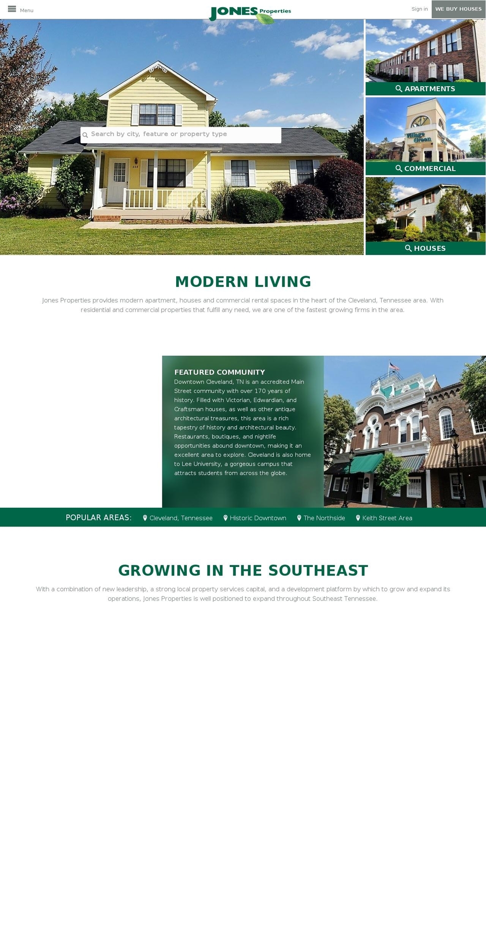 3\/2\/17 Jones Properties Shopify theme site example 7mcircle.com