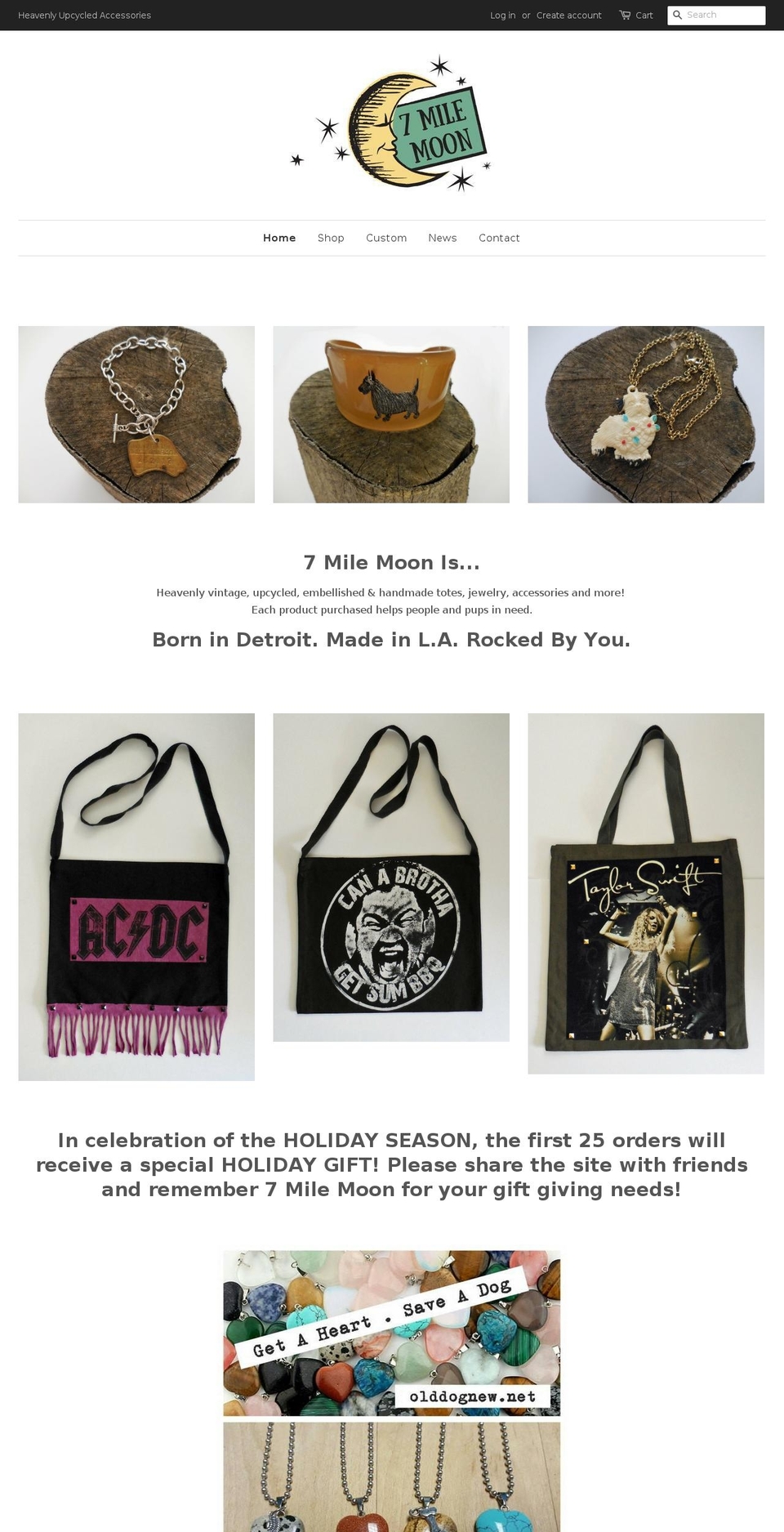 7milemoon.com — Shopify storefront screenshot