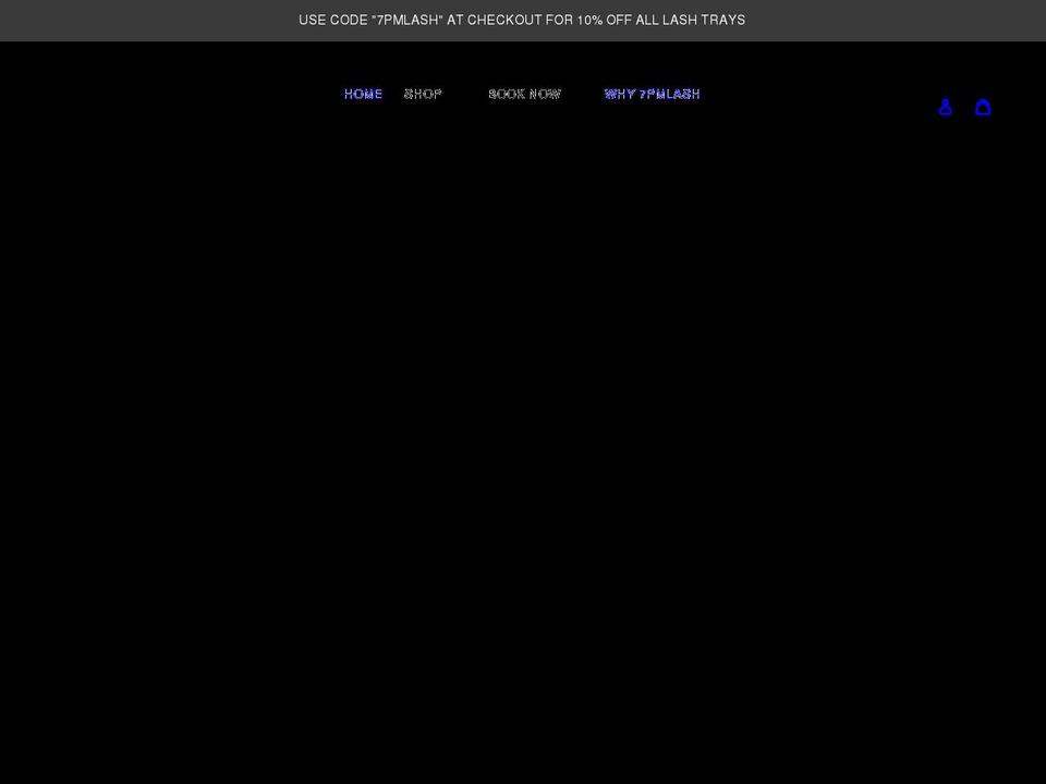 7pmlash.com shopify website screenshot