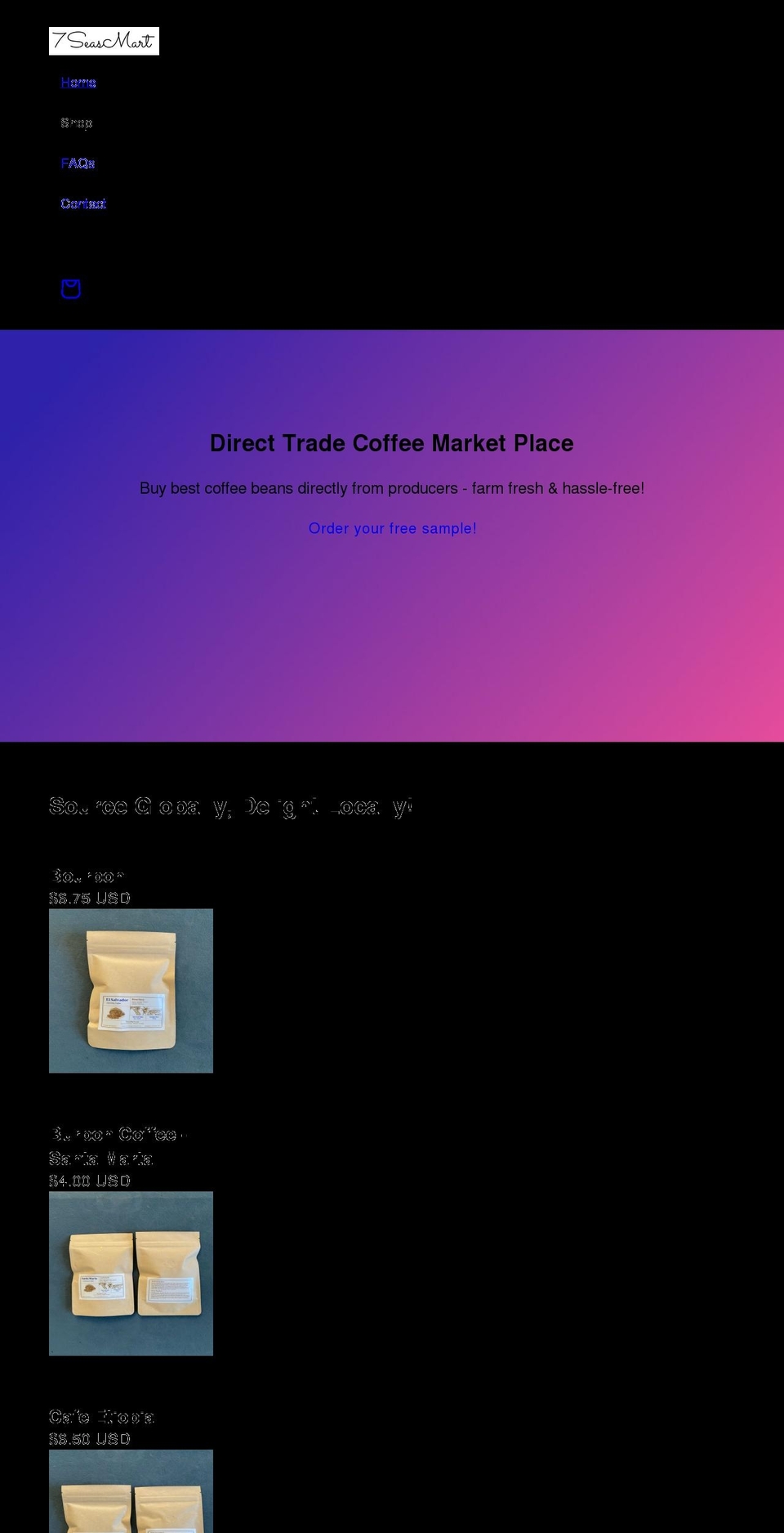 7seasmart.com shopify website screenshot