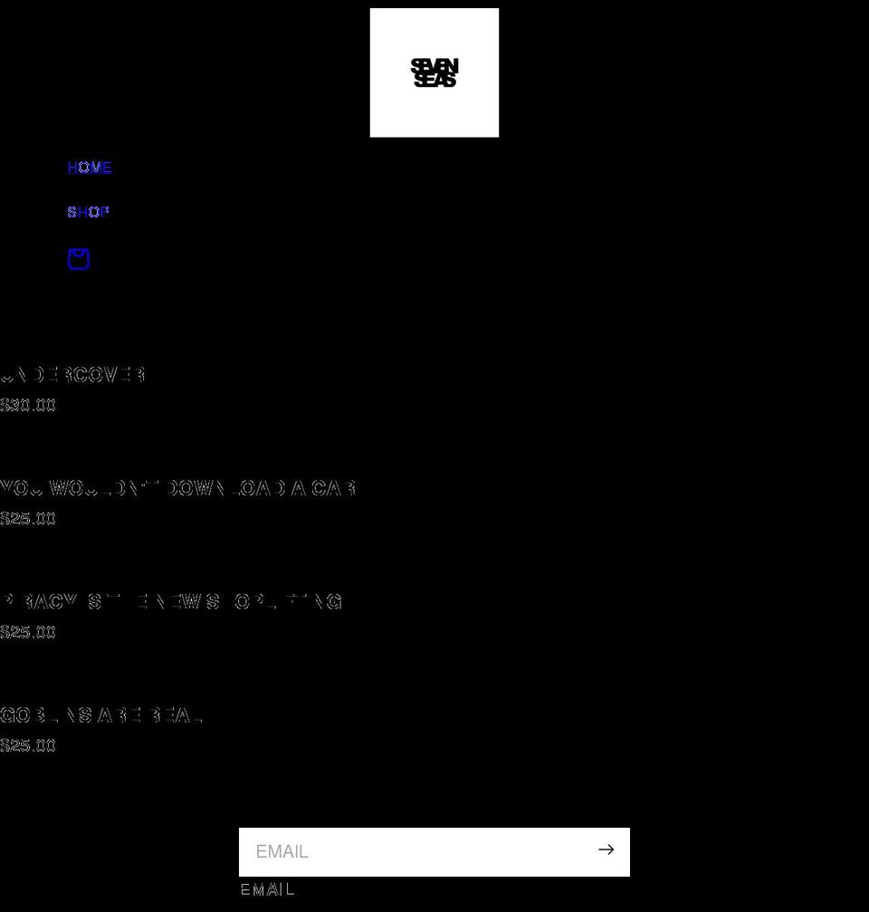 7seasstudios.com shopify website screenshot