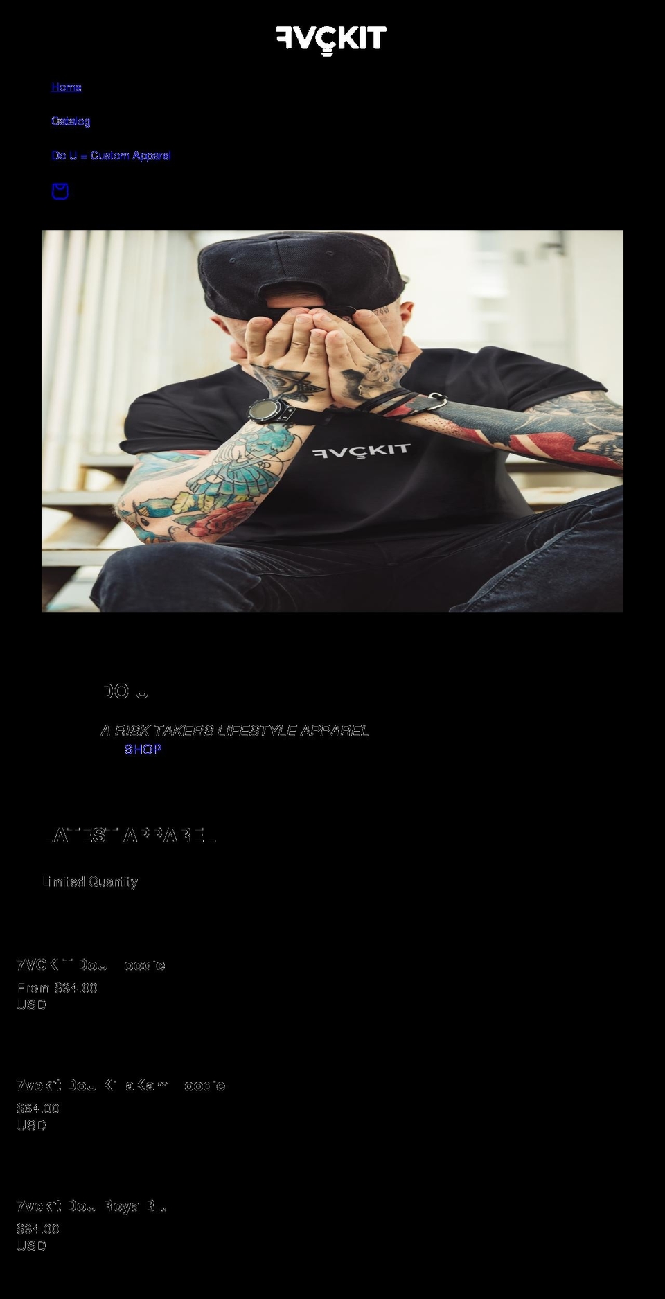 7vckit.com shopify website screenshot