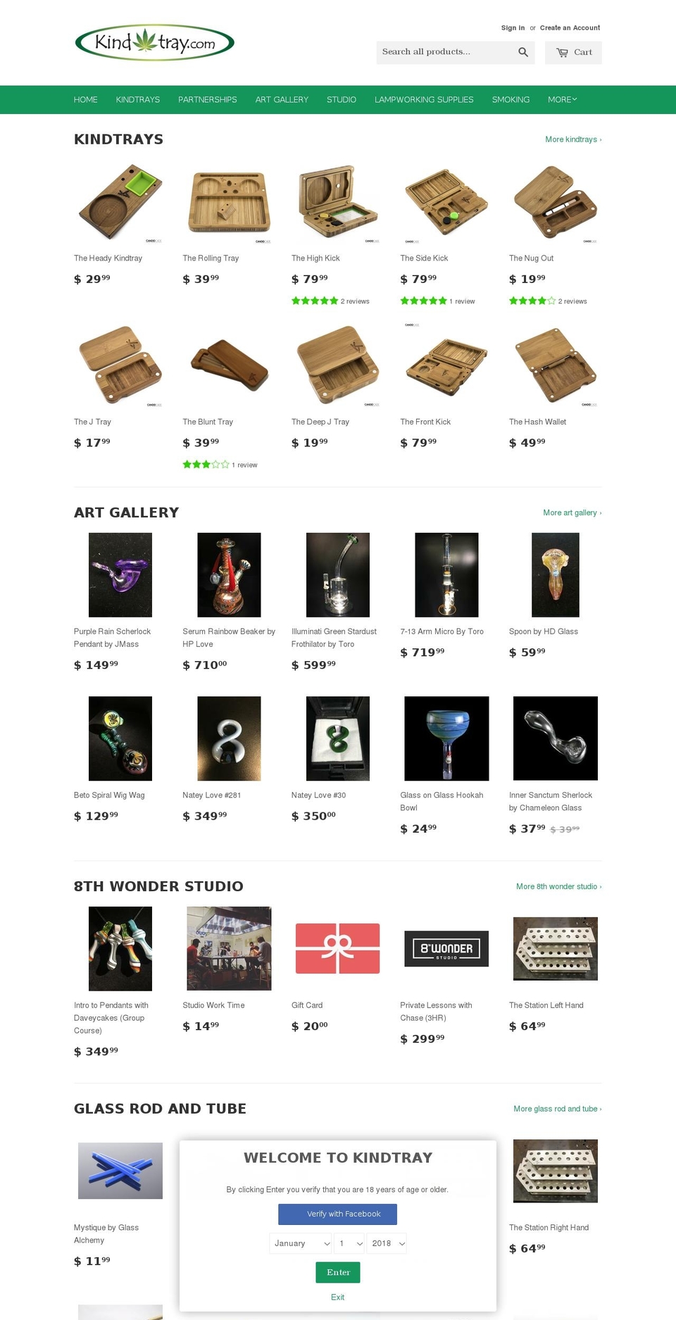 7wondersgallery.com — Shopify storefront screenshot