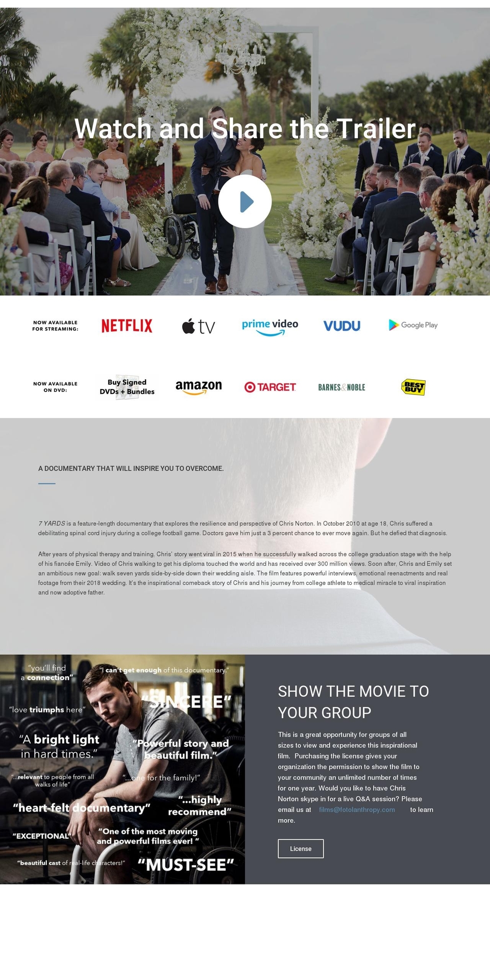 Copy of Jumpstart Shopify theme site example 7yardsfilm.com