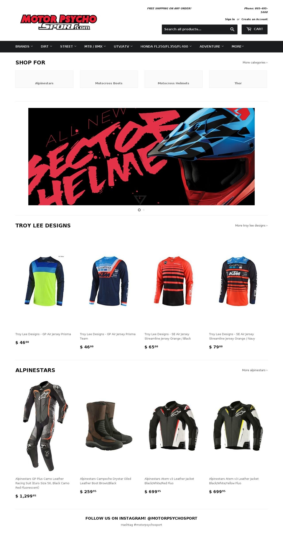 805mx.com — Shopify storefront screenshot