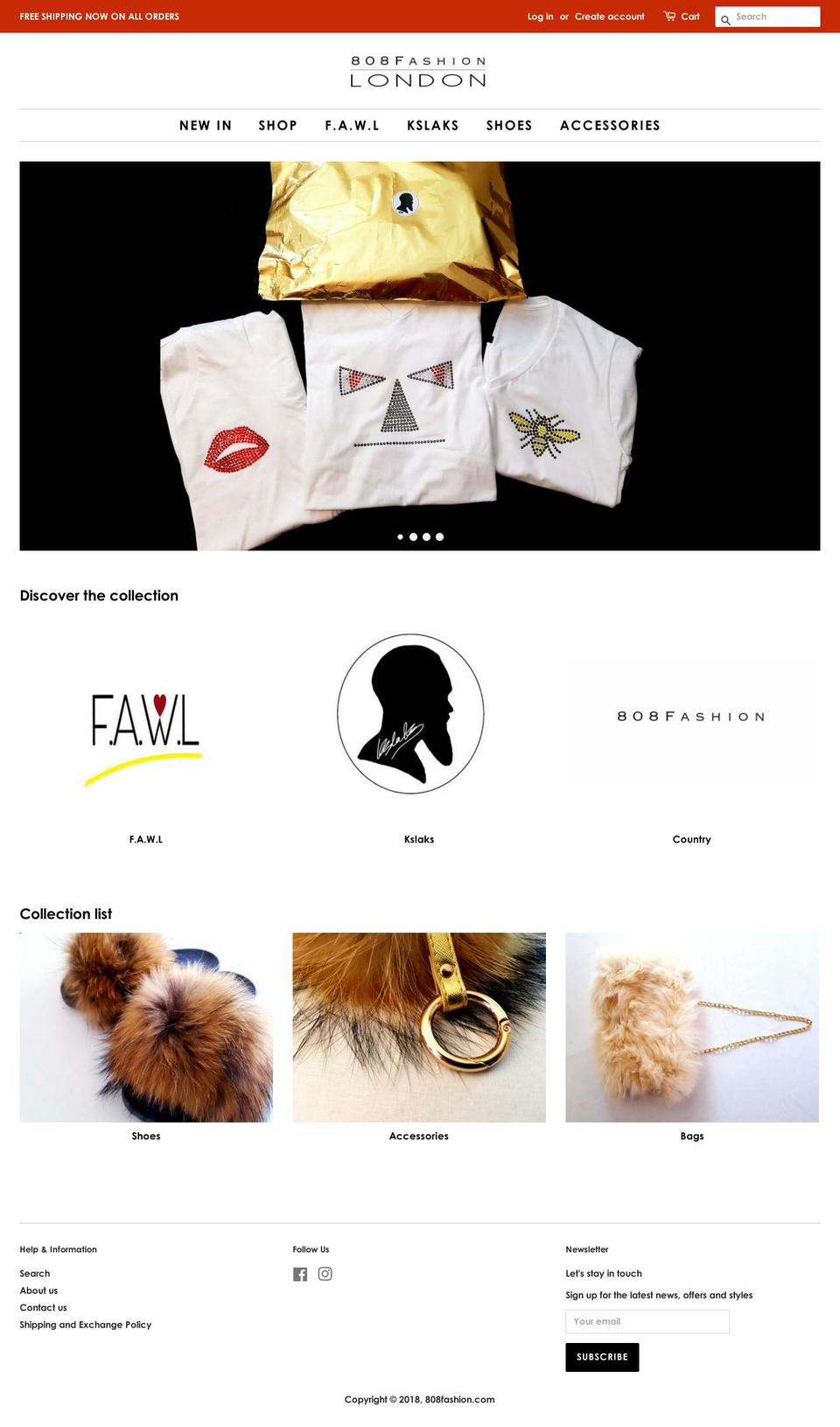 808fashion.com shopify website screenshot