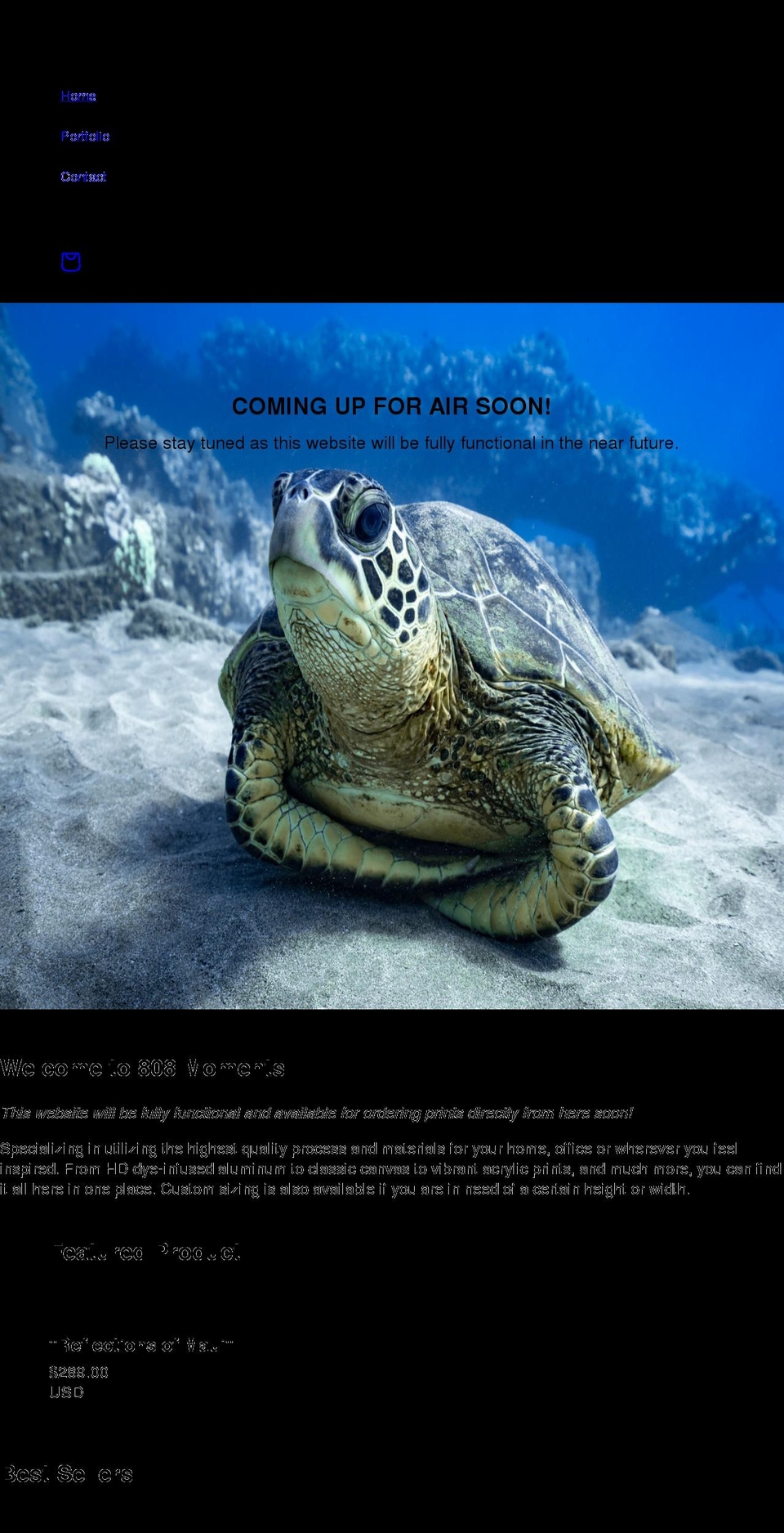 808moments.com shopify website screenshot