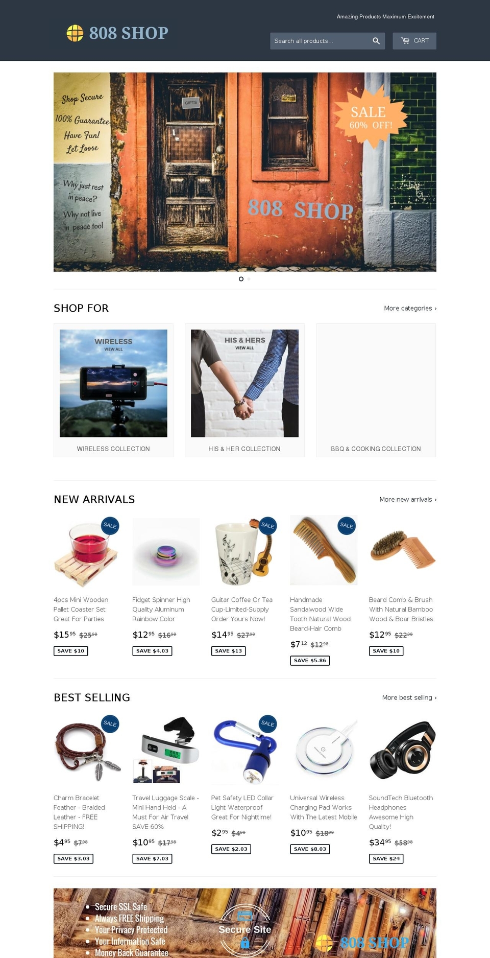 808shop.com — Shopify storefront screenshot
