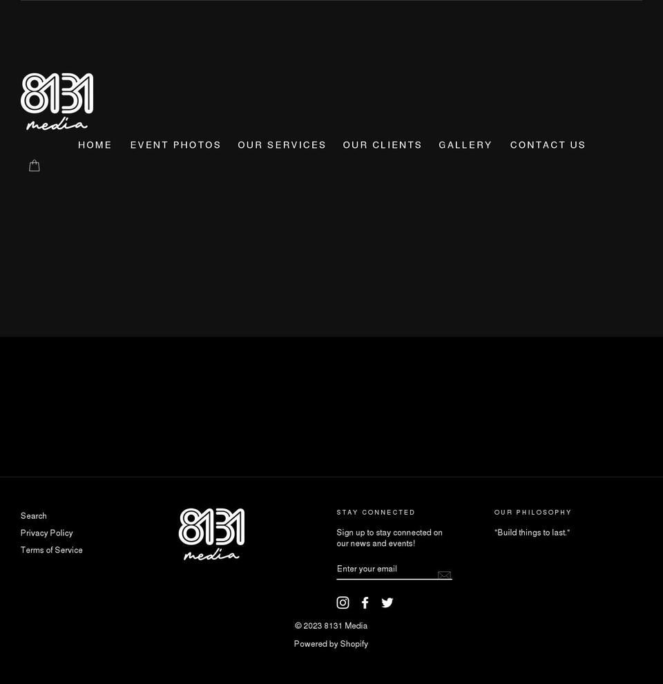 8131media.com shopify website screenshot