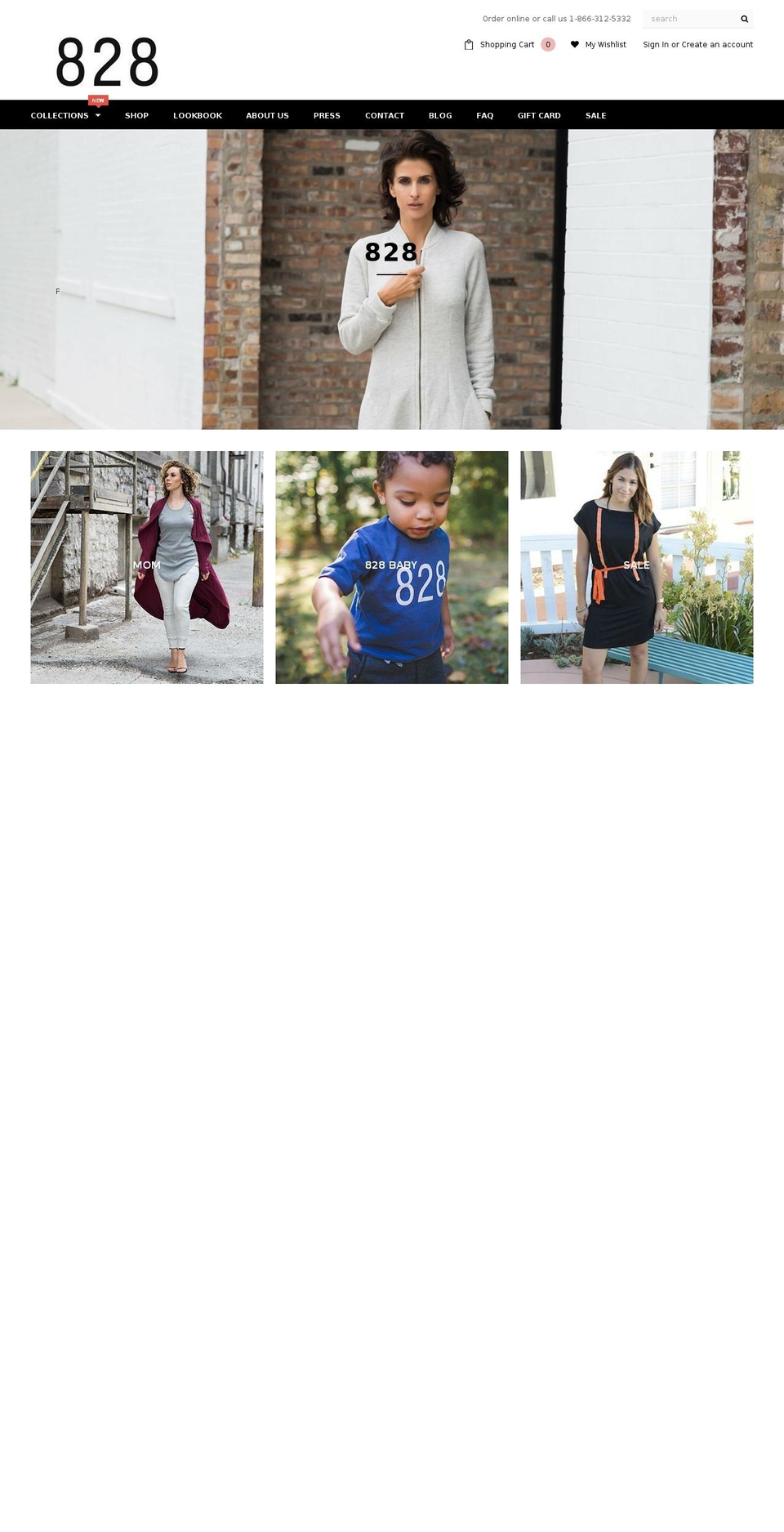 828Clothing Shopify theme site example 828clothing.org