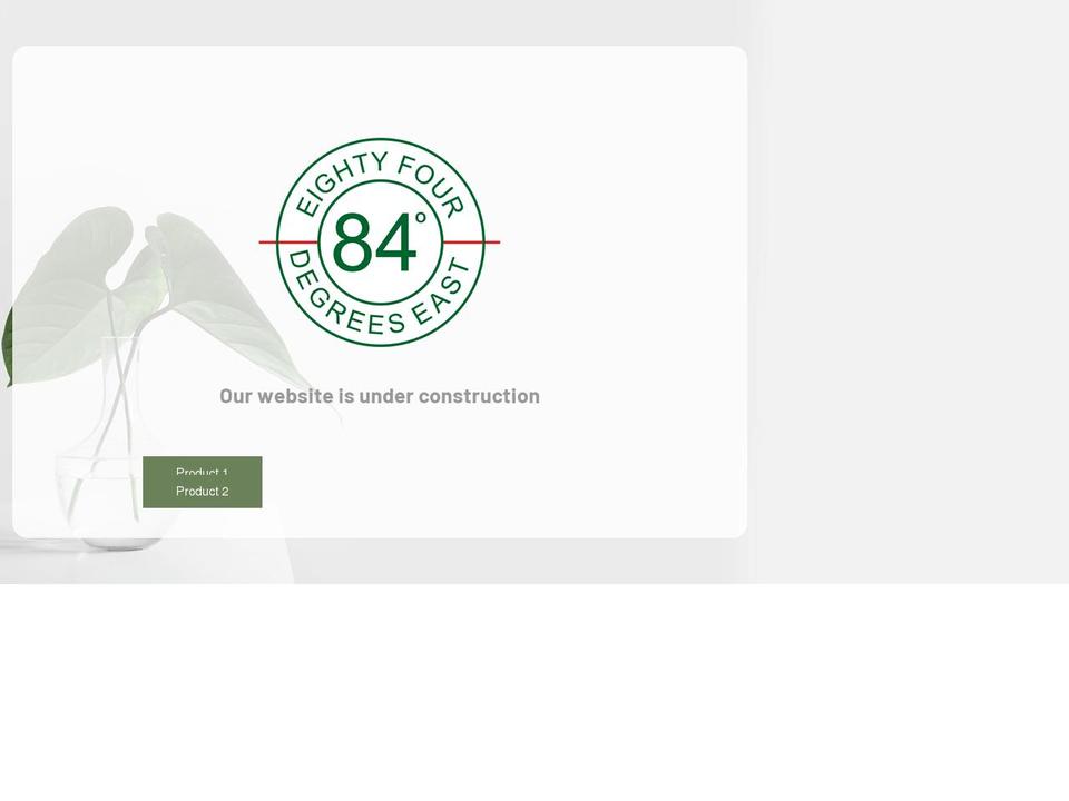84degreeseast.co.uk shopify website screenshot