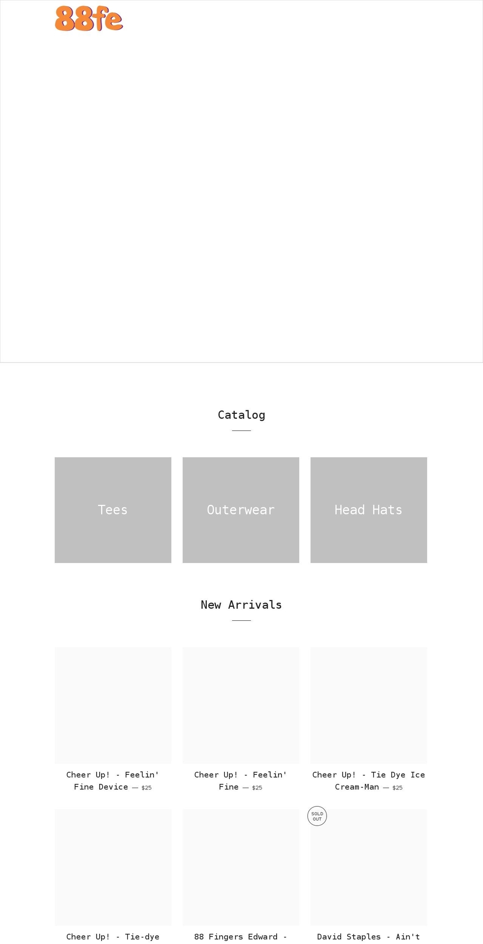 88femerch.com shopify website screenshot