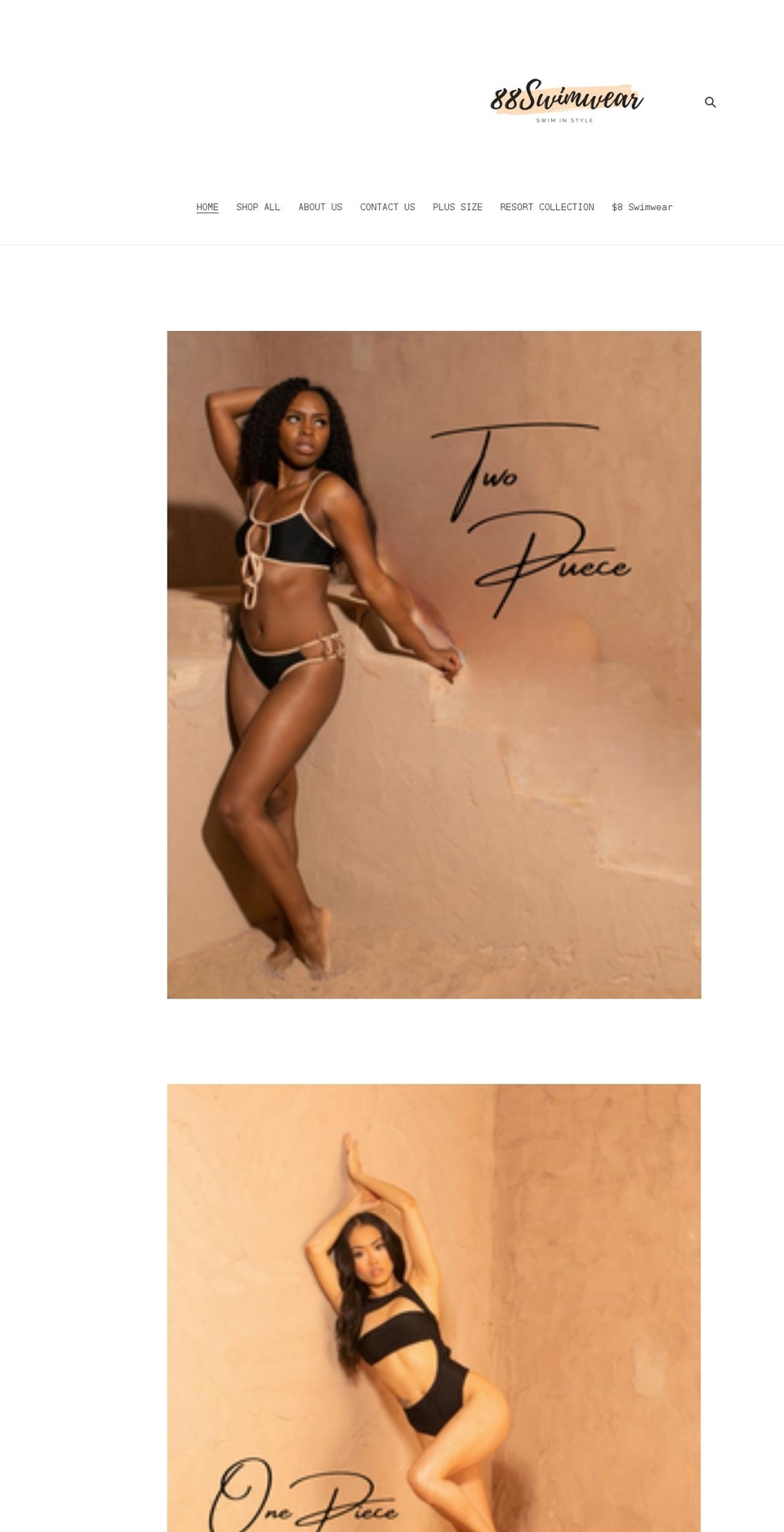 88swimwear.com shopify website screenshot