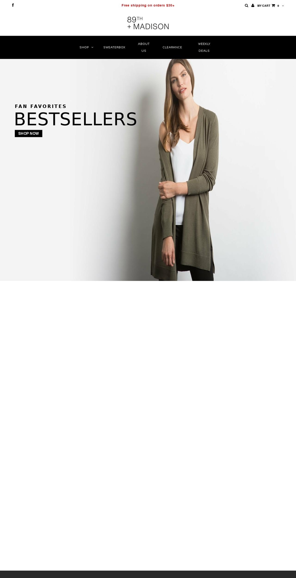 89thandmadison.com shopify website screenshot