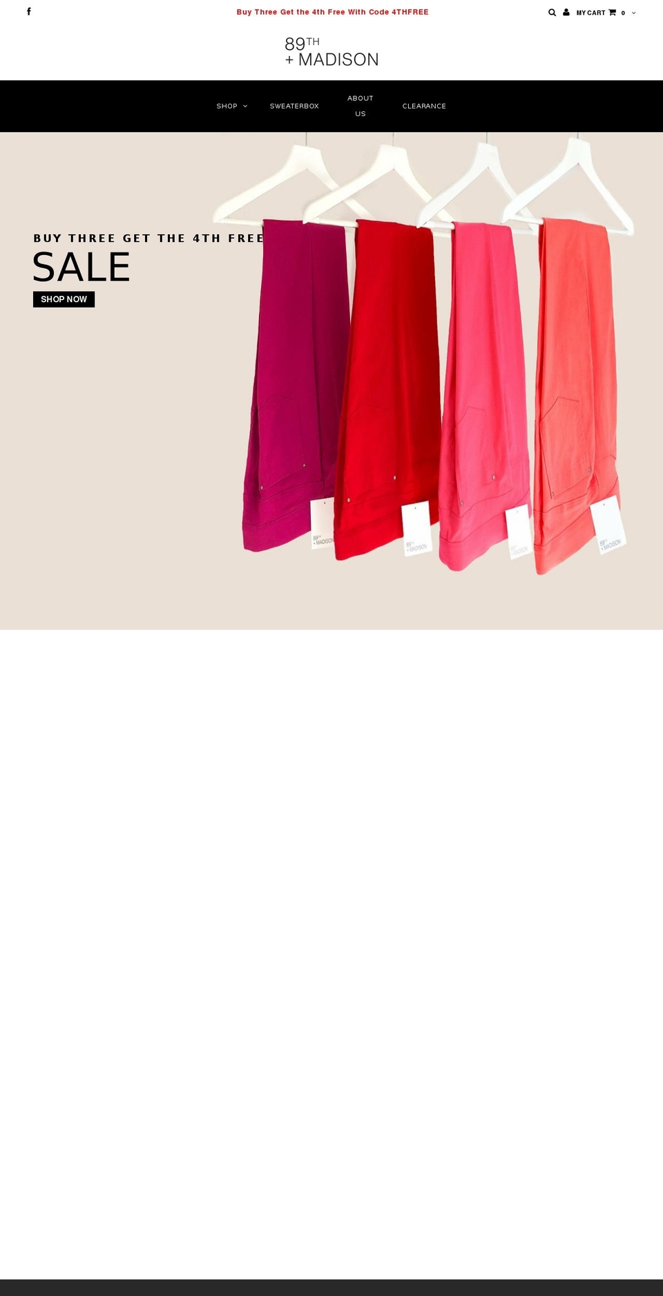 89thnmadison.com — Shopify storefront screenshot