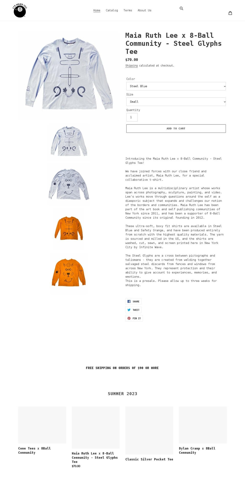 8ballmarket.com shopify website screenshot