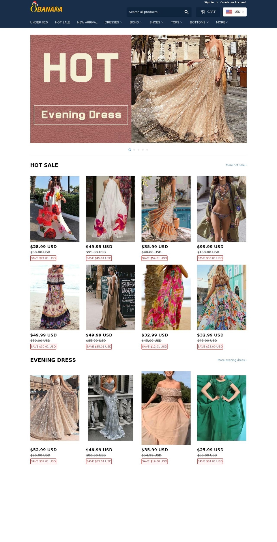 8banana.com — Shopify storefront screenshot