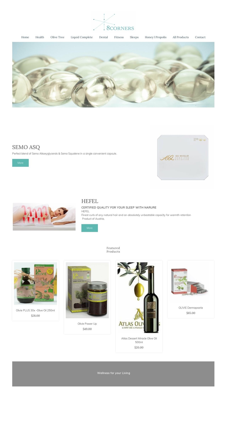 8corners.com shopify website screenshot