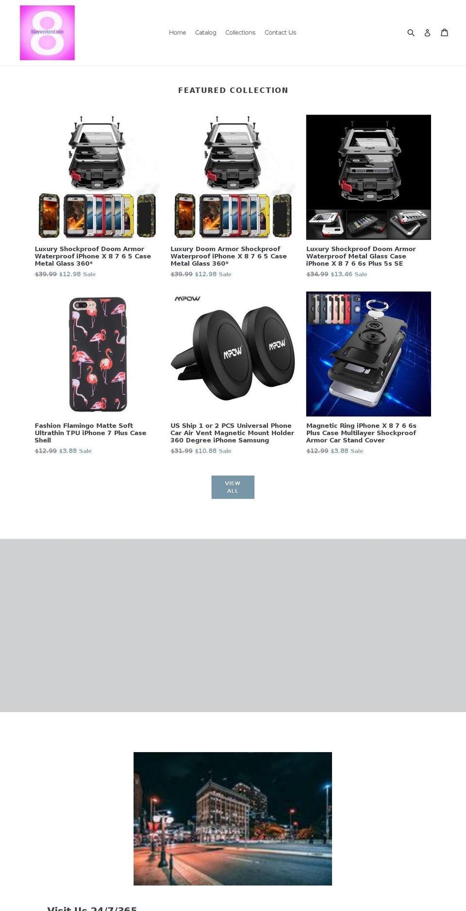 8dayweekend.com — Shopify storefront screenshot