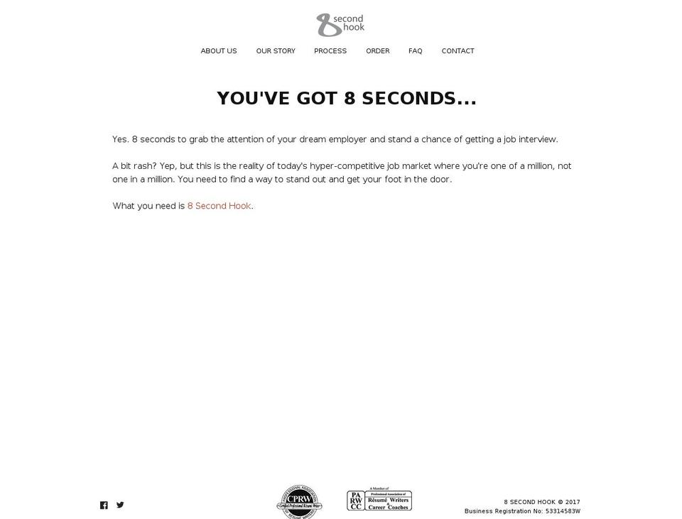8secondhook.com shopify website screenshot