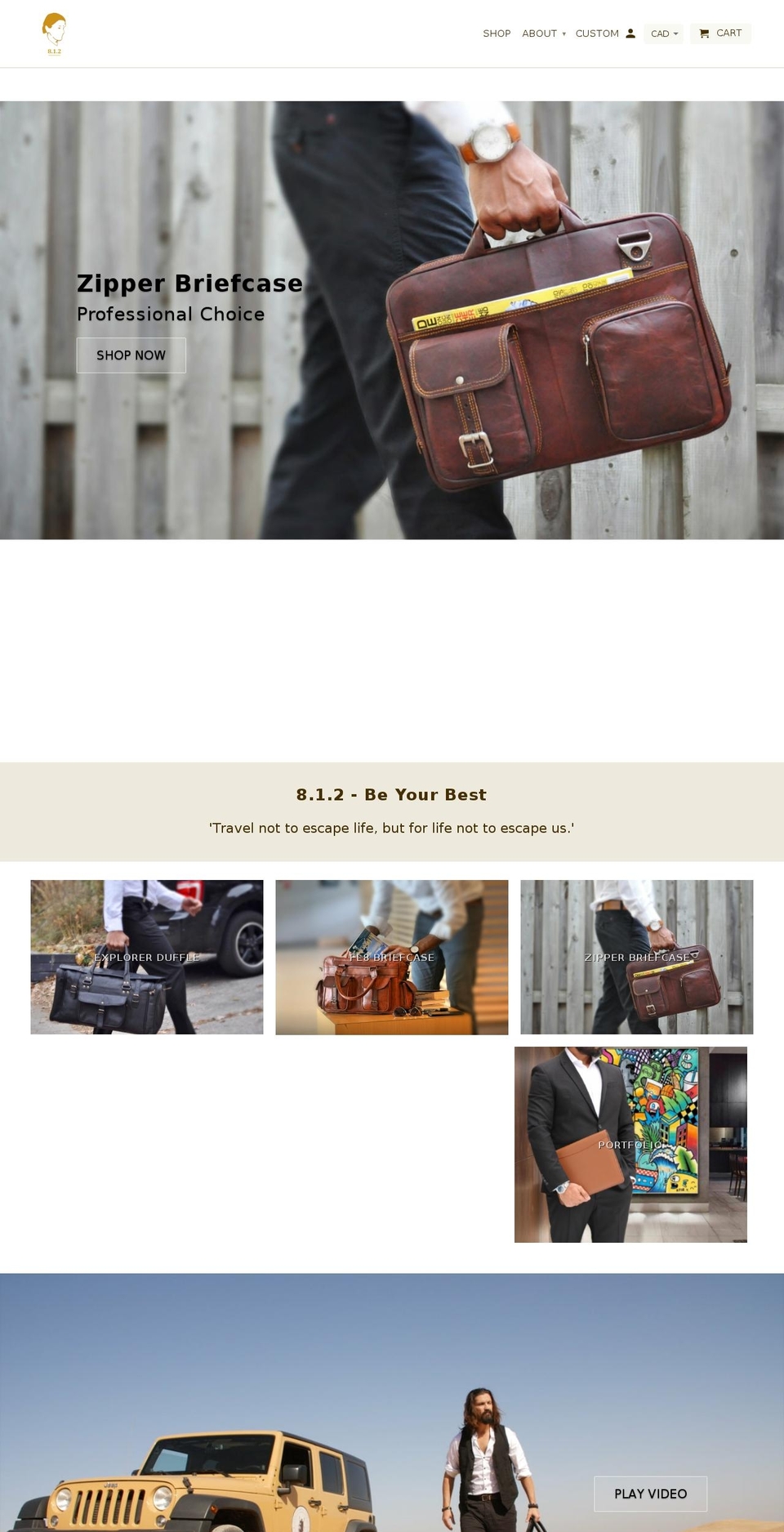 8twelvelife.com shopify website screenshot
