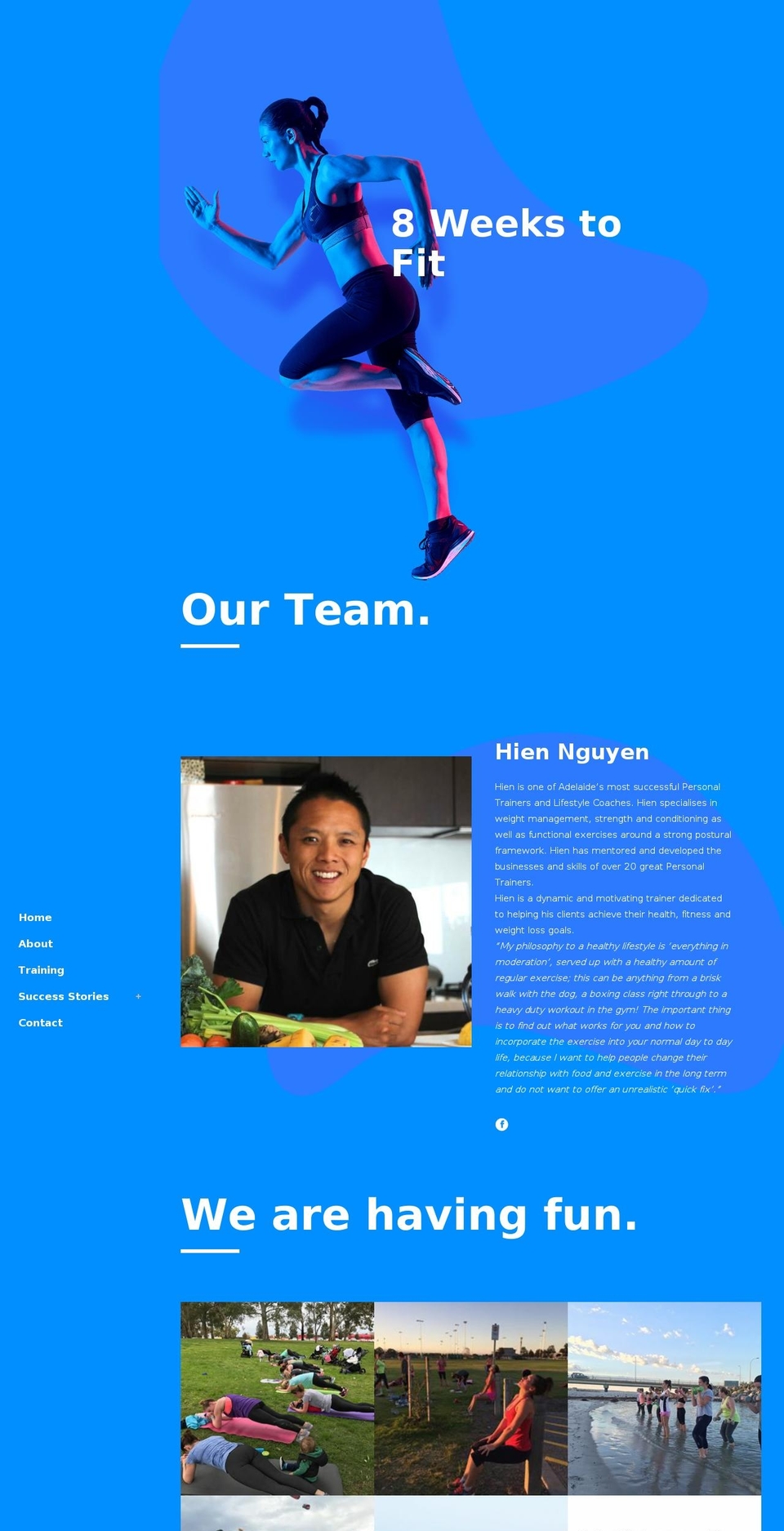 8weekstofit.com — Shopify storefront screenshot