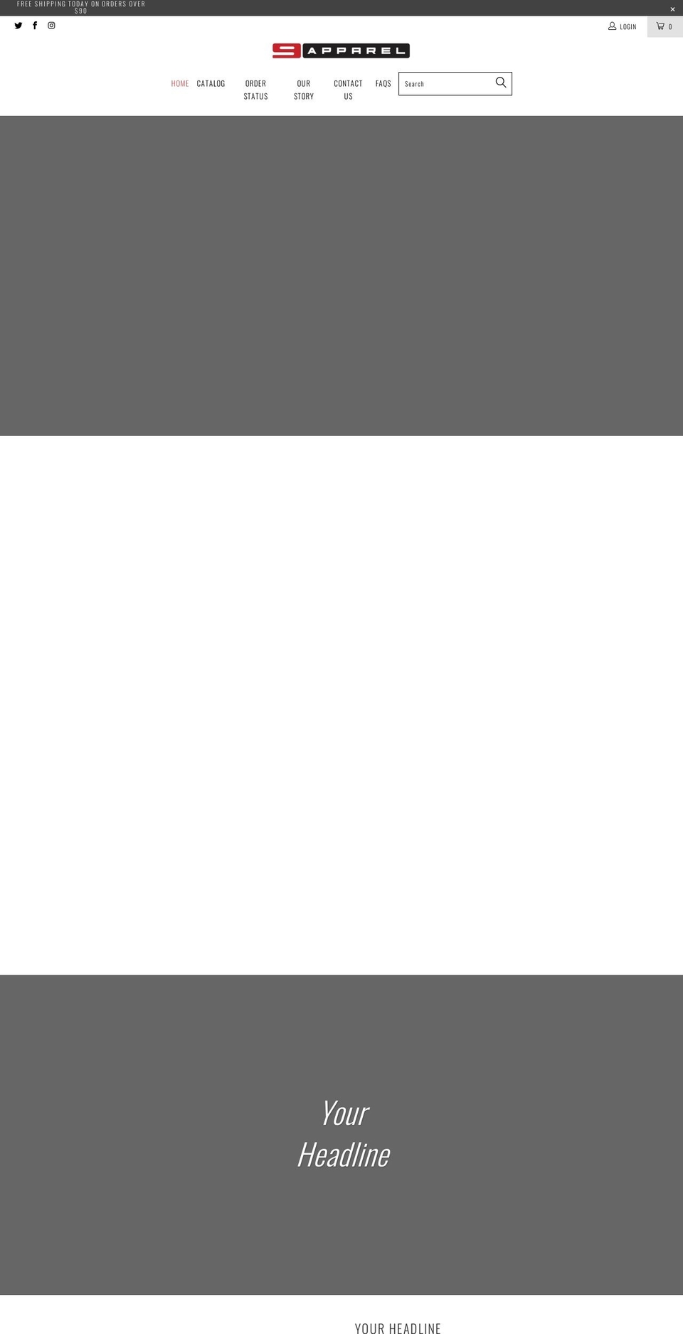 9-apparel.com shopify website screenshot