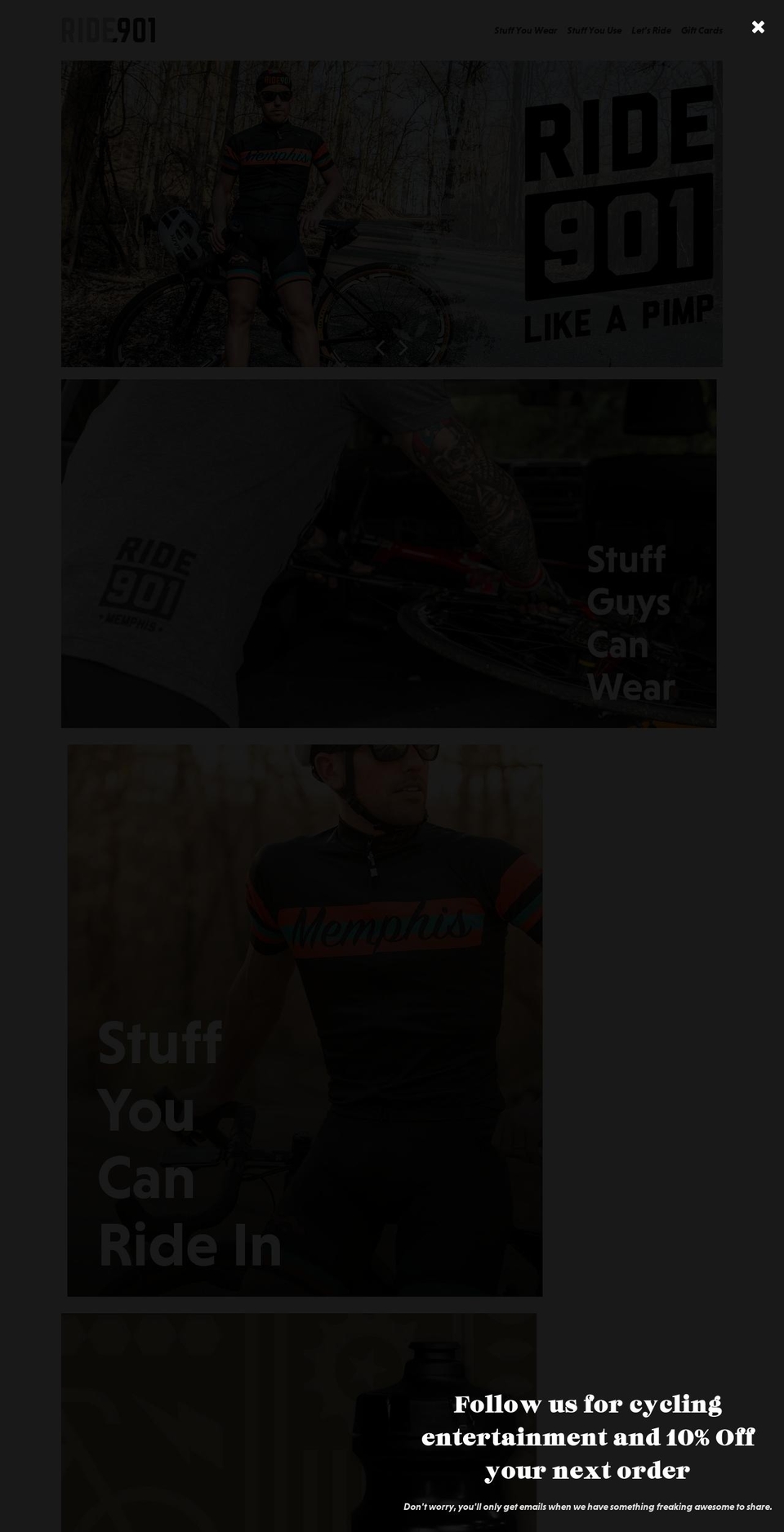 901bike.com — Shopify storefront screenshot