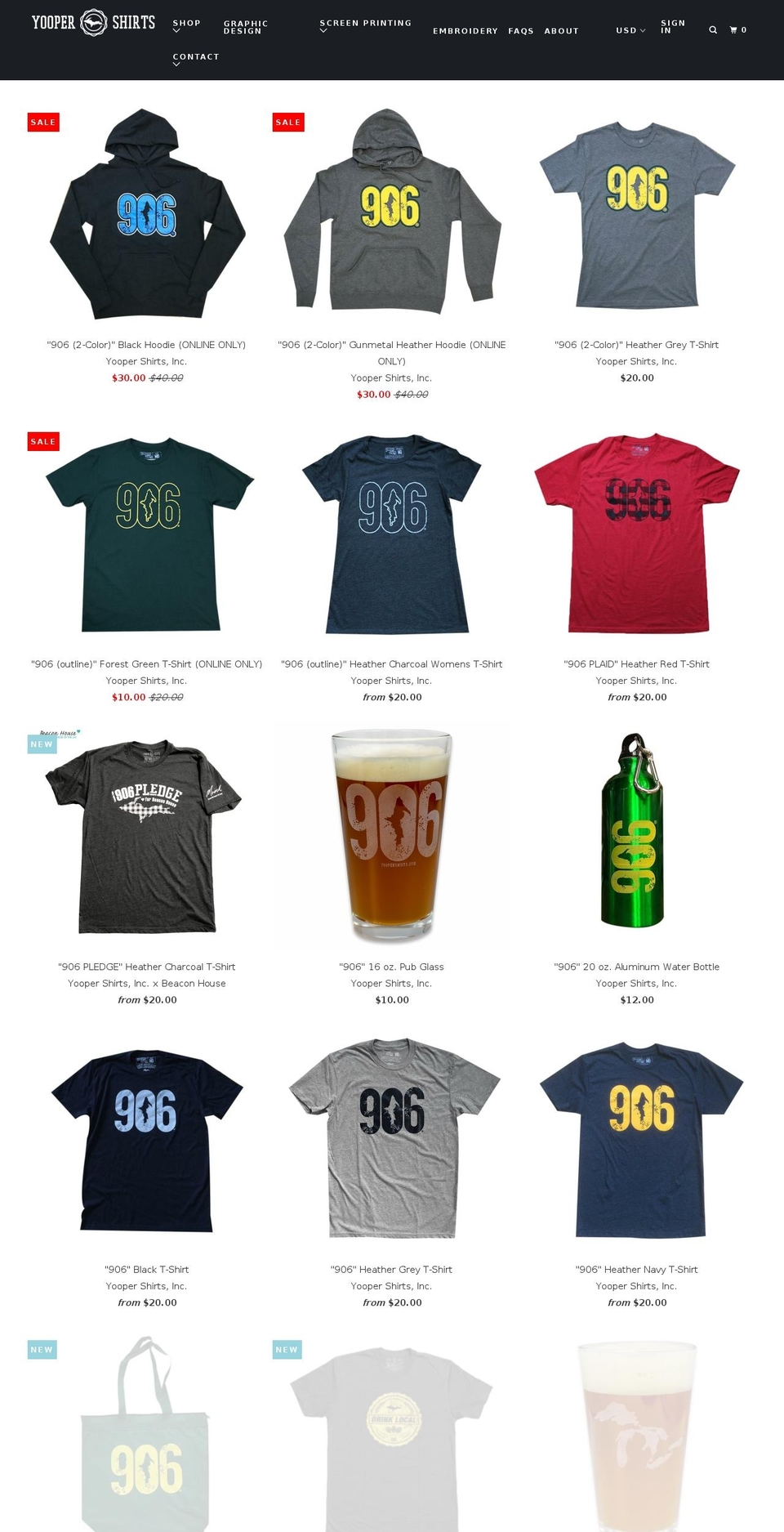 906threads.com — Shopify storefront screenshot